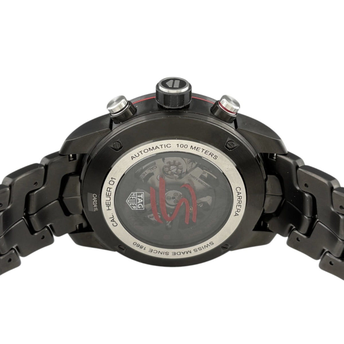 TAG Heuer Carrera Calibre 01 Ayrton Senna CAR2A1L, graues Zifferblatt, 45 mm Uhr