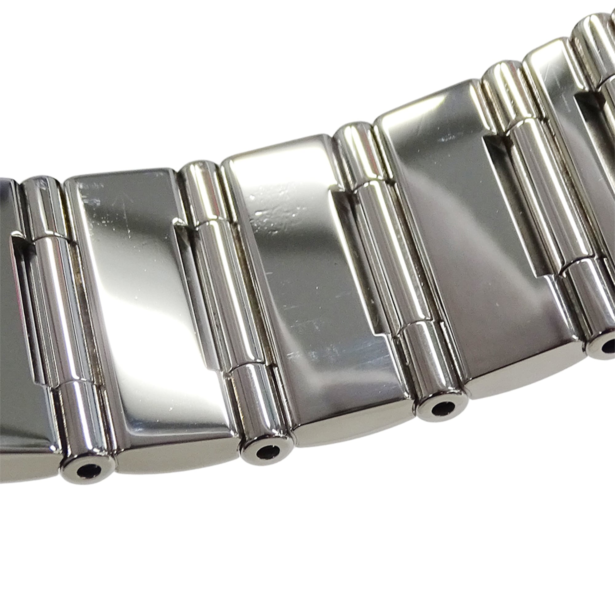Omega Constellation Carre Quadra 1528.46 dameshorloge, merknaam, diamant, kwarts uurwerk, roestvrij staal (SS), zilver, zwart, vierkante kast