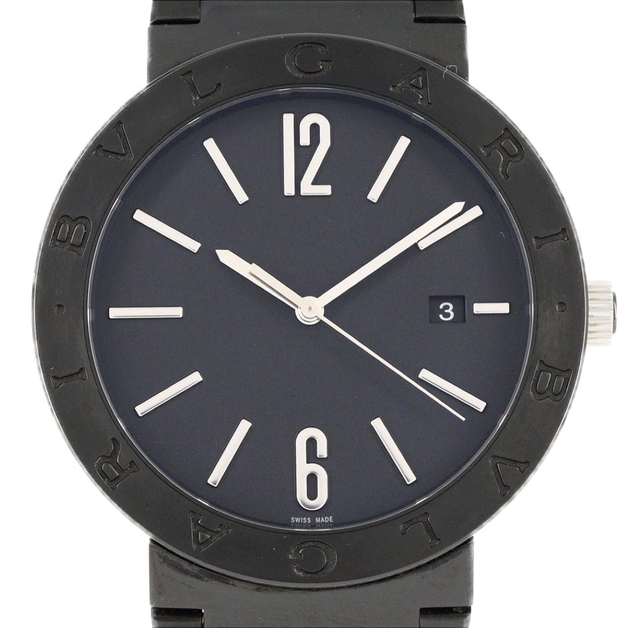 Bvlgari DLC BB41S 103540 Stainless Steel Automatic Watch