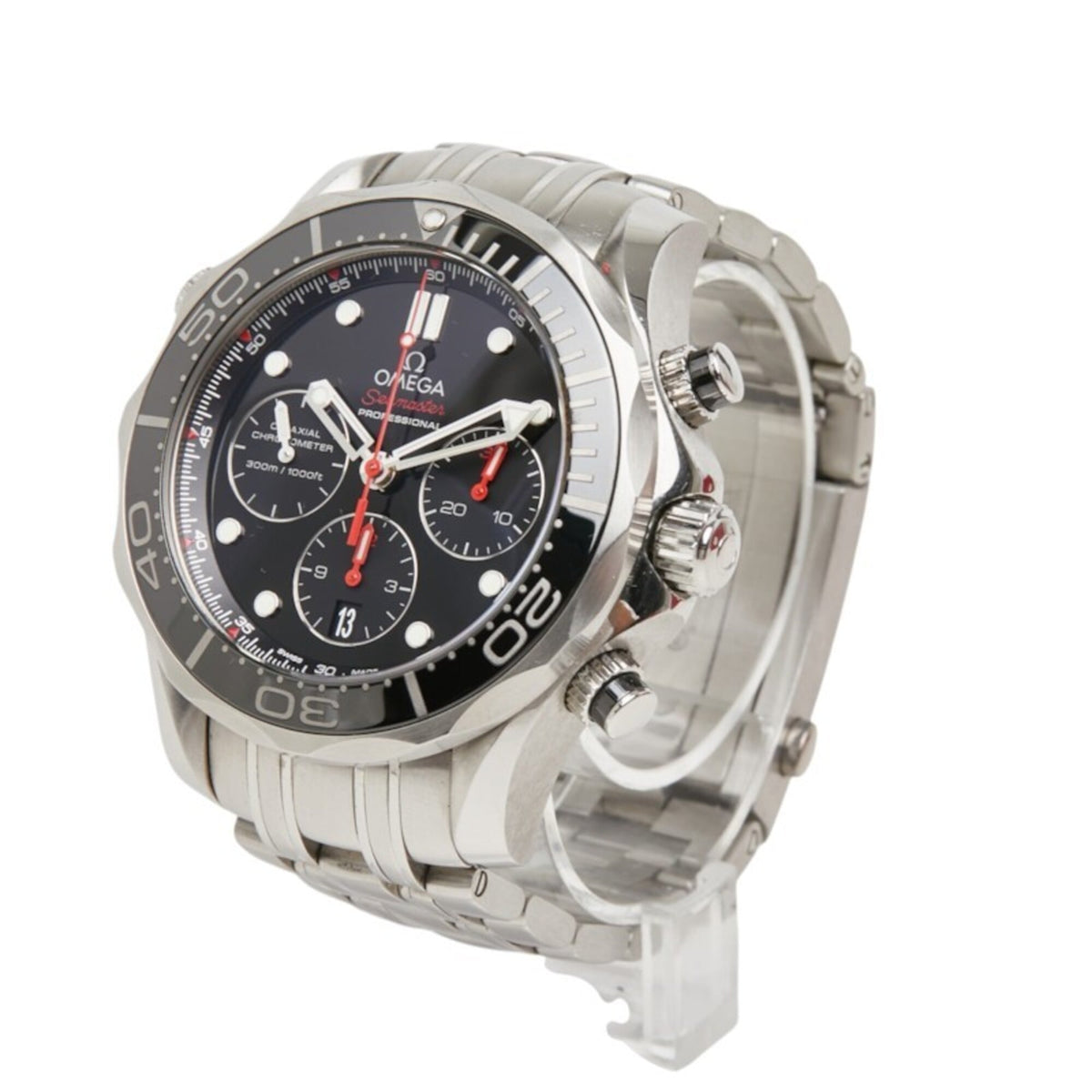 Omega Seamaster Diver 300M Co-Axial met zwarte wijzerplaat, 44 mm