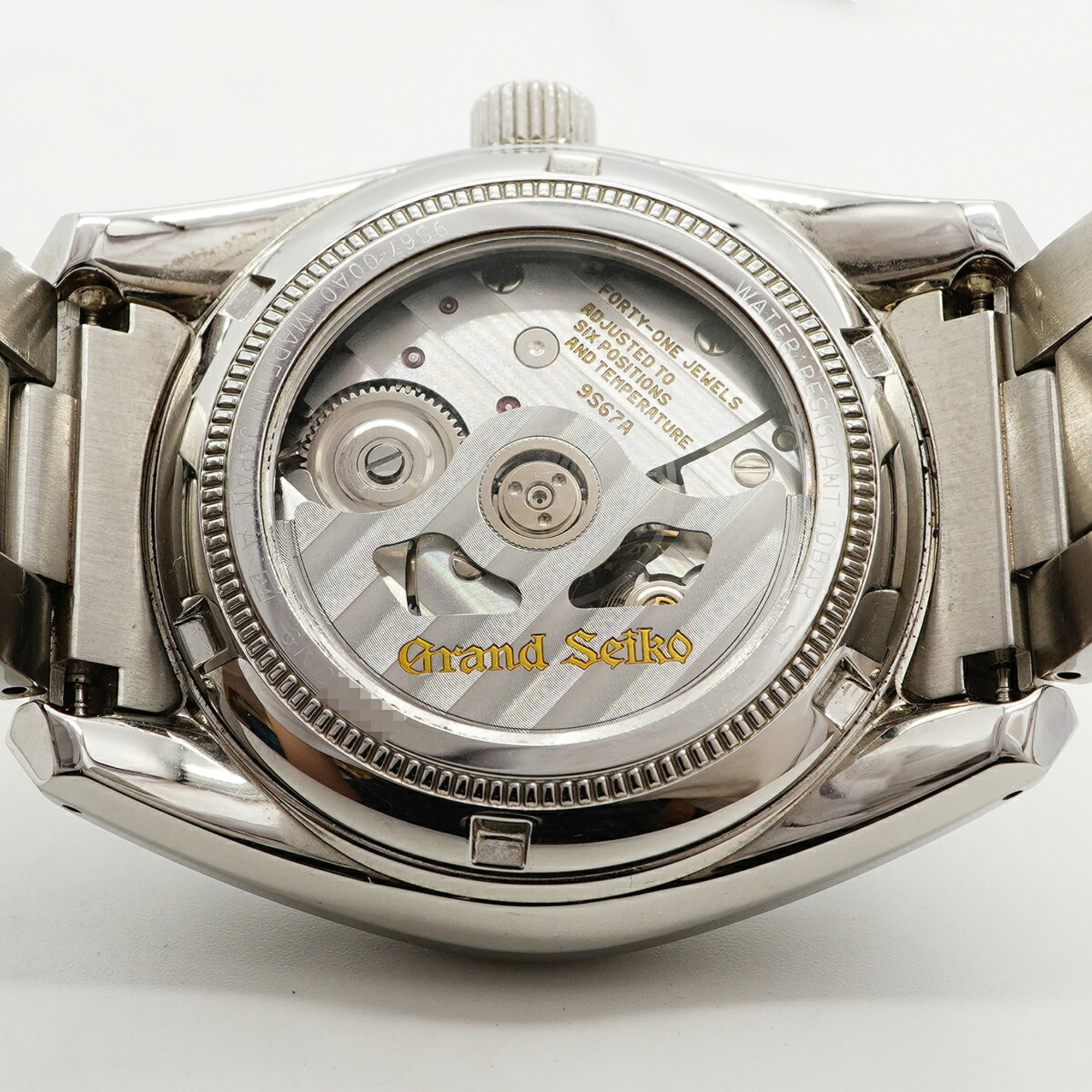Grand Seiko Grand SGBL001/9S67-00A0 White Dial 38mm Watch
