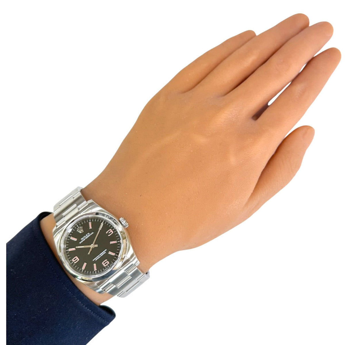 Rolex Oyster Perpetual 116000 Black Dial 36mm Watch