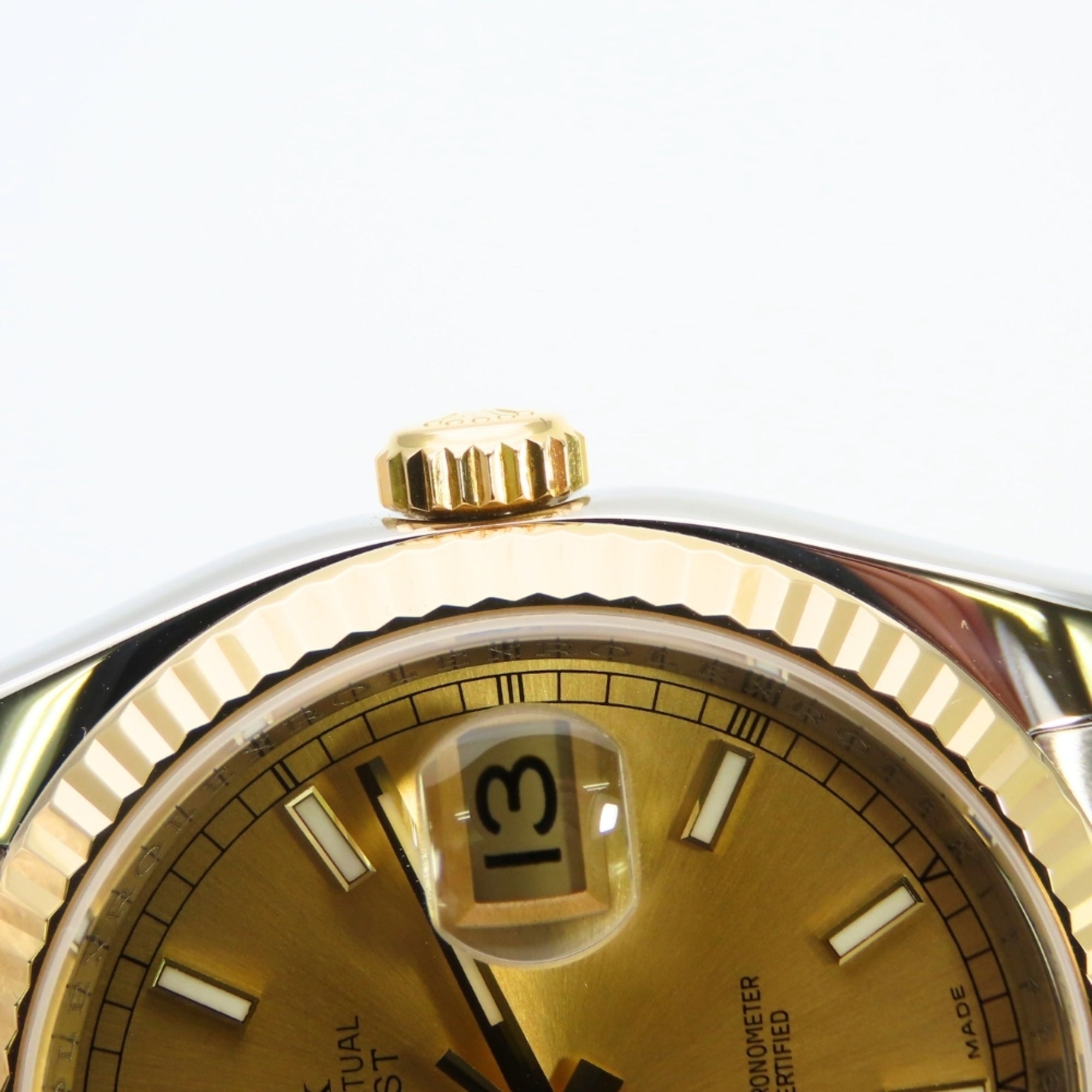 Rolex Datejust 116233 Herrenuhr aus Edelstahl und 18 Karat Gelbgold ROLEX