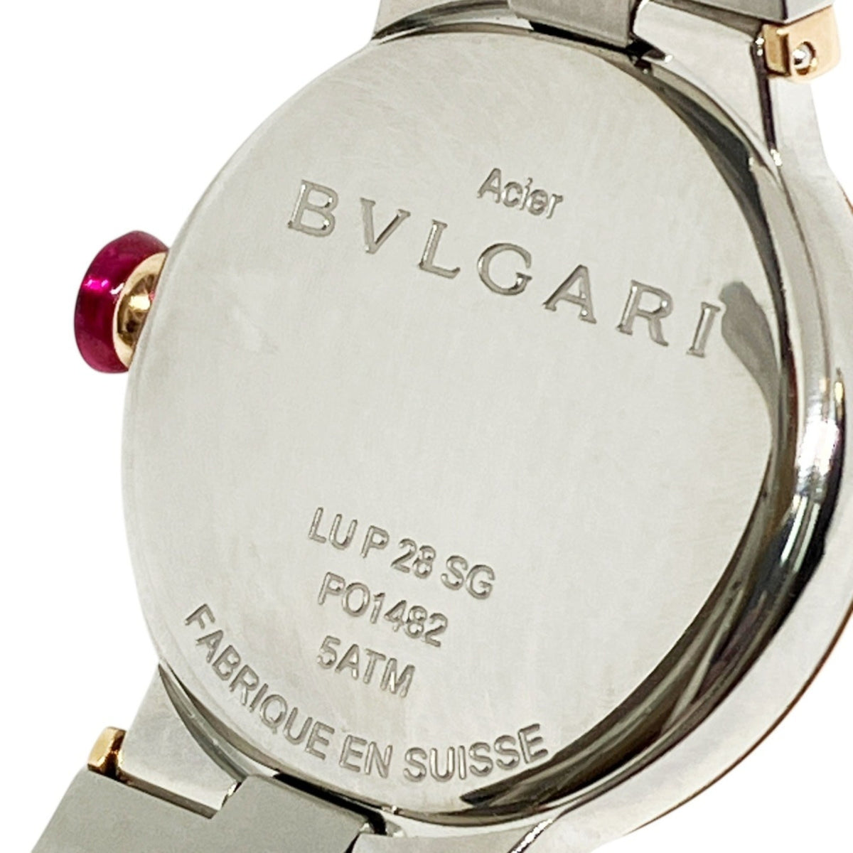 Bvlgari Lucea Tubogas Weiß Zifferblatt 27 mm Uhr