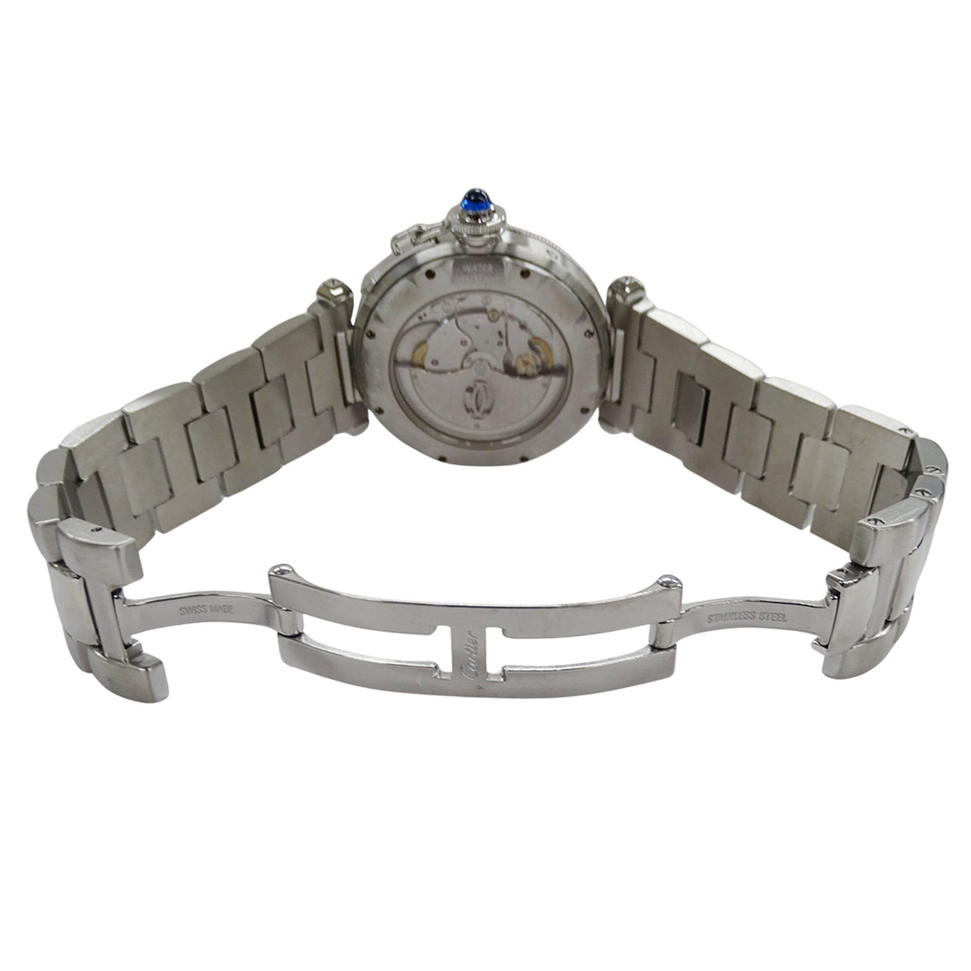 Cartier Pasha W31037H3 Silver Dial 38mm Watch