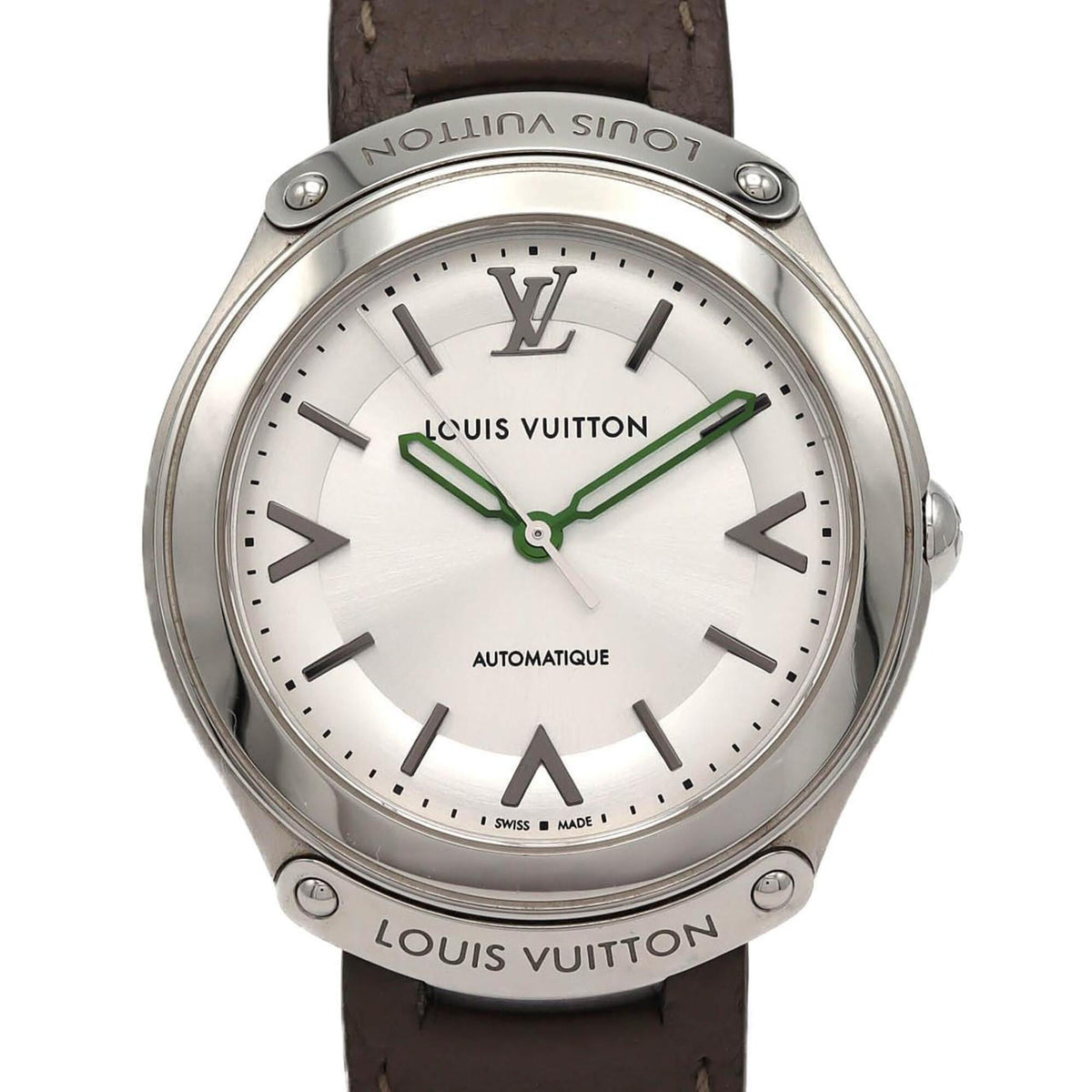 Louis Vuitton Fifty-Five Q6G20 Silver Dial 36mm Watch