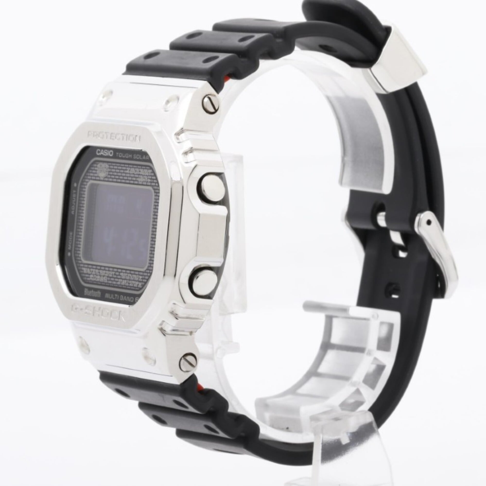 CASIO G-SHOCK FULL METAL 5000 SERIES GMW-B5000-1JF Black Silver Stainless Steel Men's Digital Watch