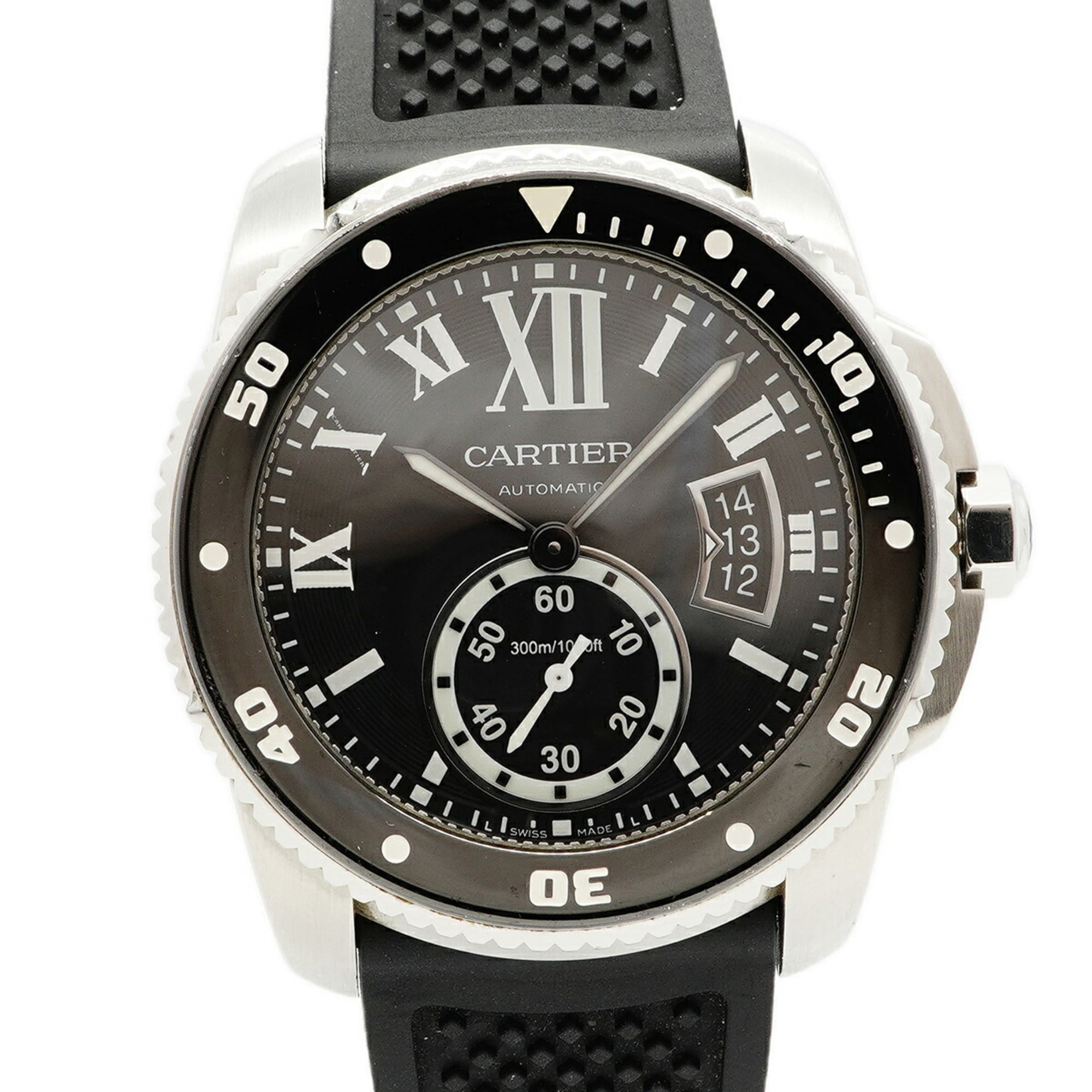 Cartier Calibre Diver 300M W7100056 Black Dial