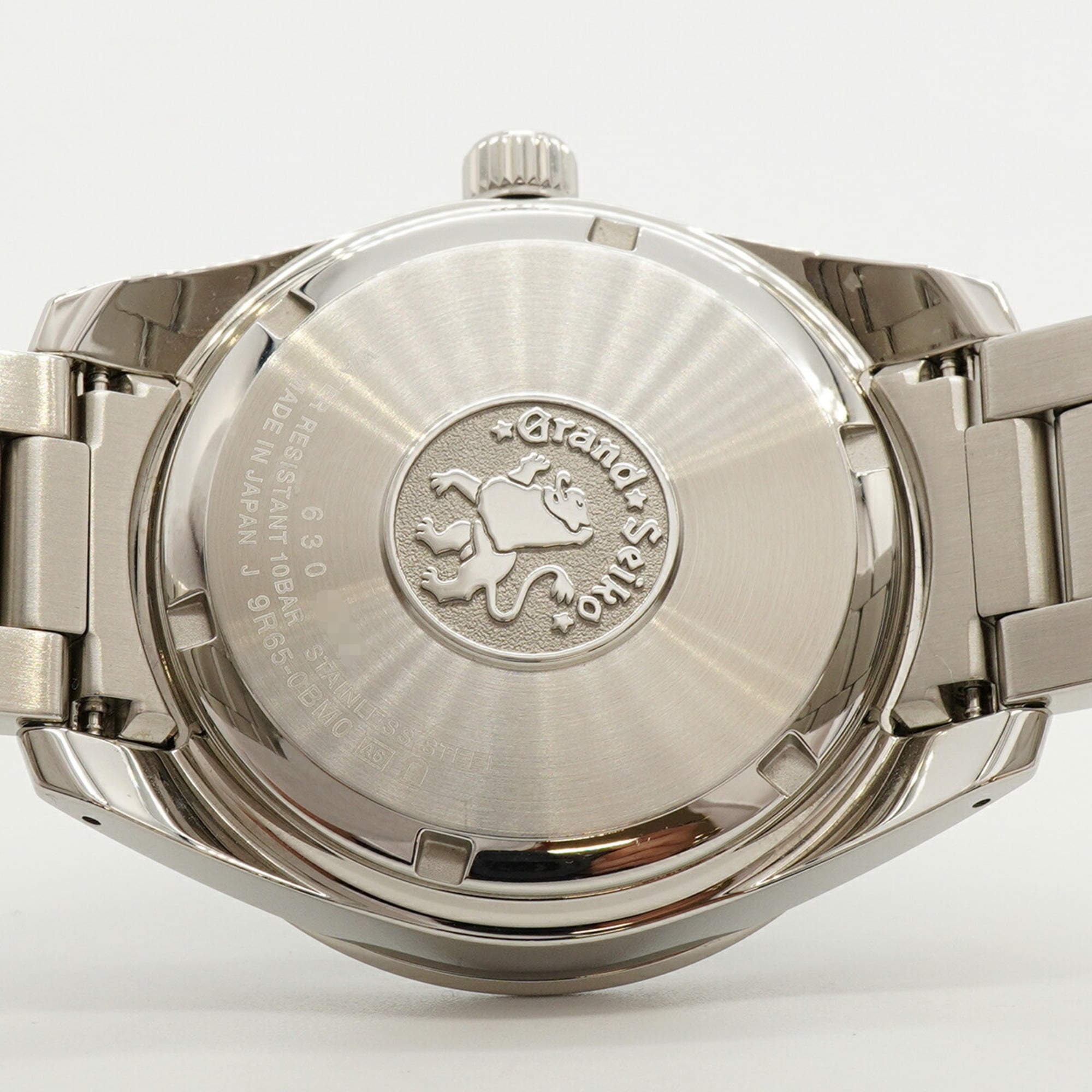Grand Seiko SBGA101 9R65-0BM0 Herrenuhr Schwarz Zifferblatt