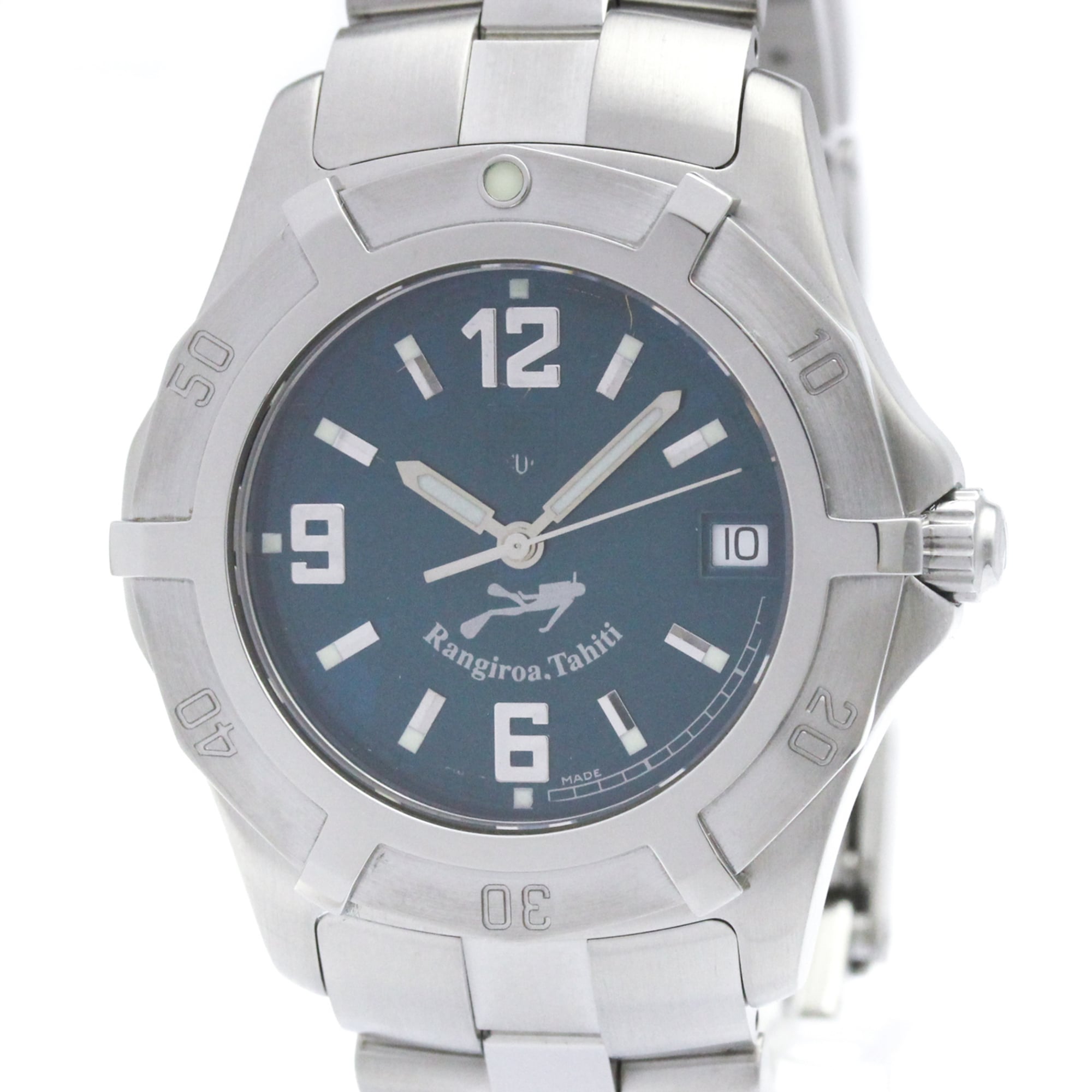 TAG Heuer 2000 Series WN111A Green Dial 38mm Watch