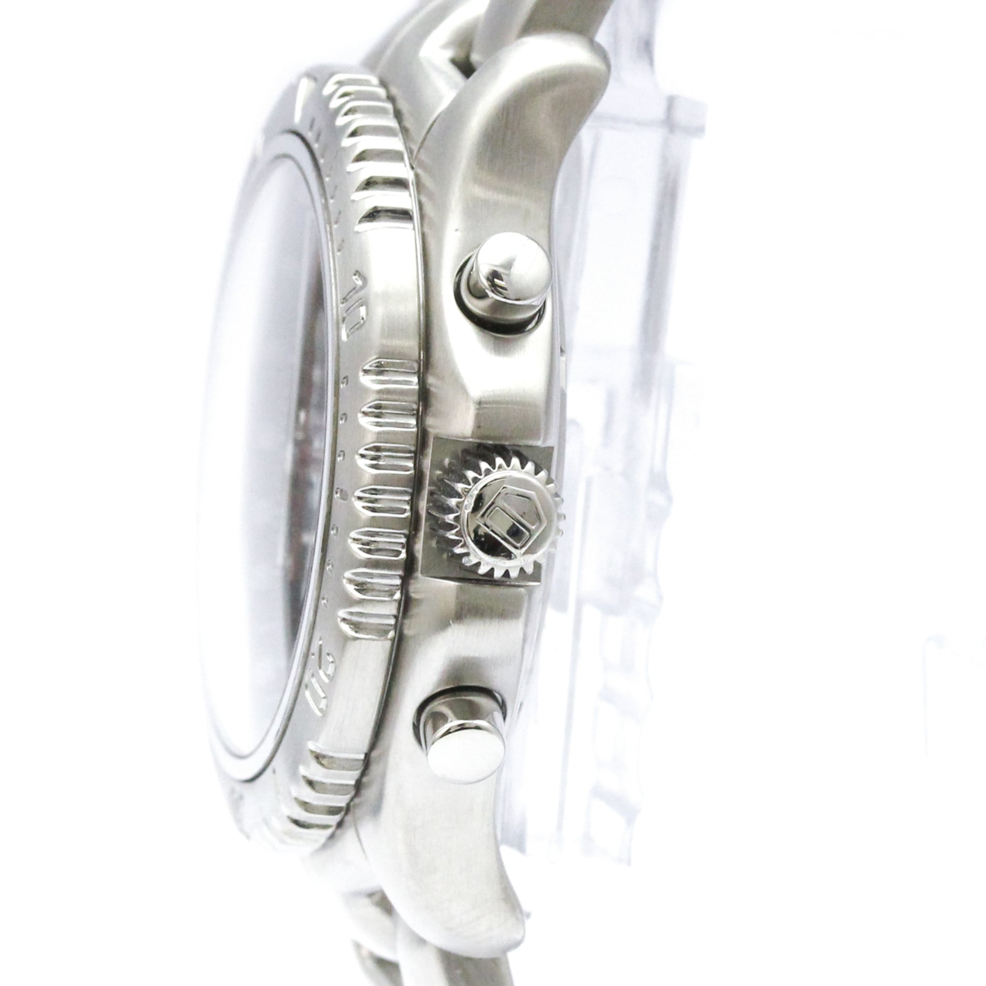 TAG HEUER Link Chronograph Jason Bourne Steel Watch CT1111 Polished