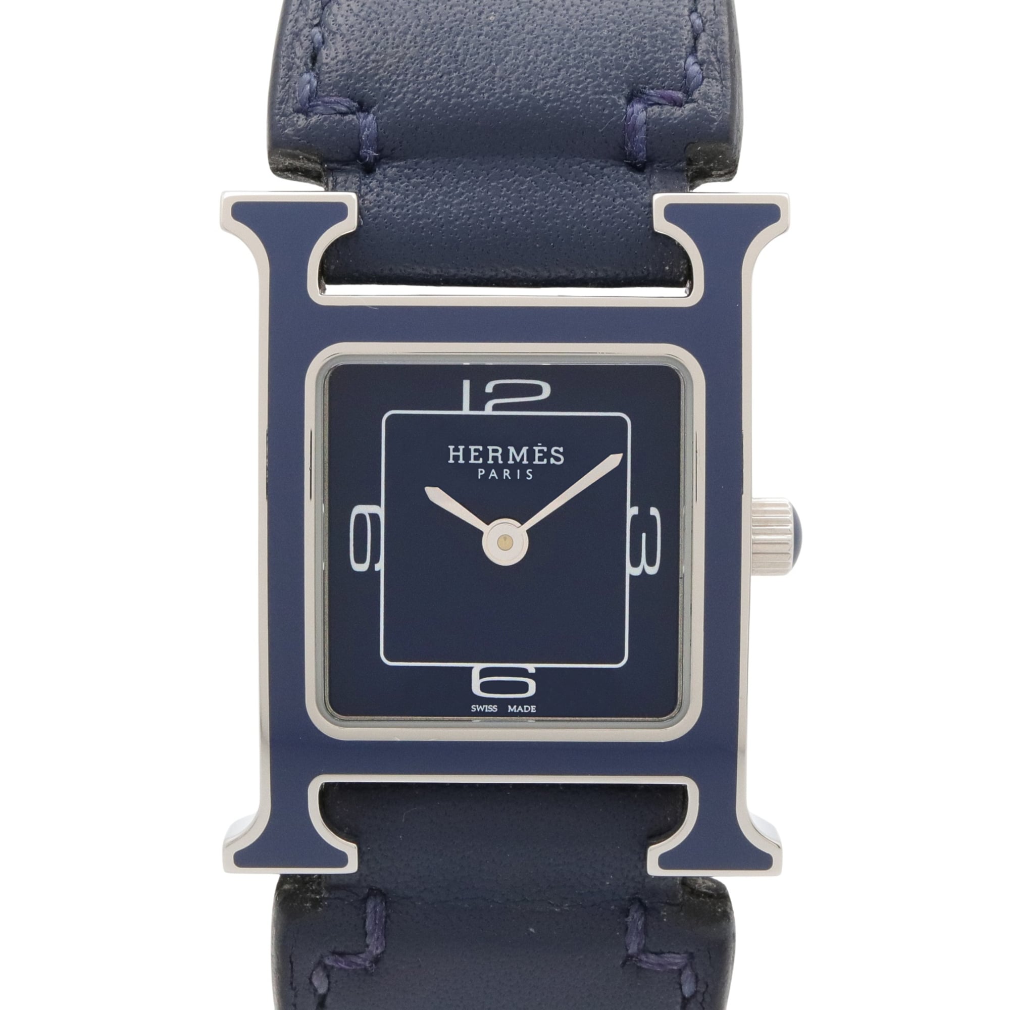 Hermes H-Watch, HH1.222 Blue Dial Stainless steel 21mm Watch