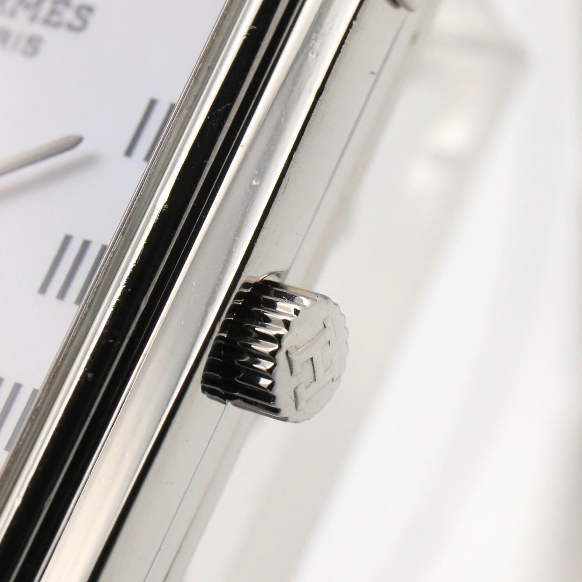Hermes Clojure CR2.210 White Dial Stainless steel 18mm Watch