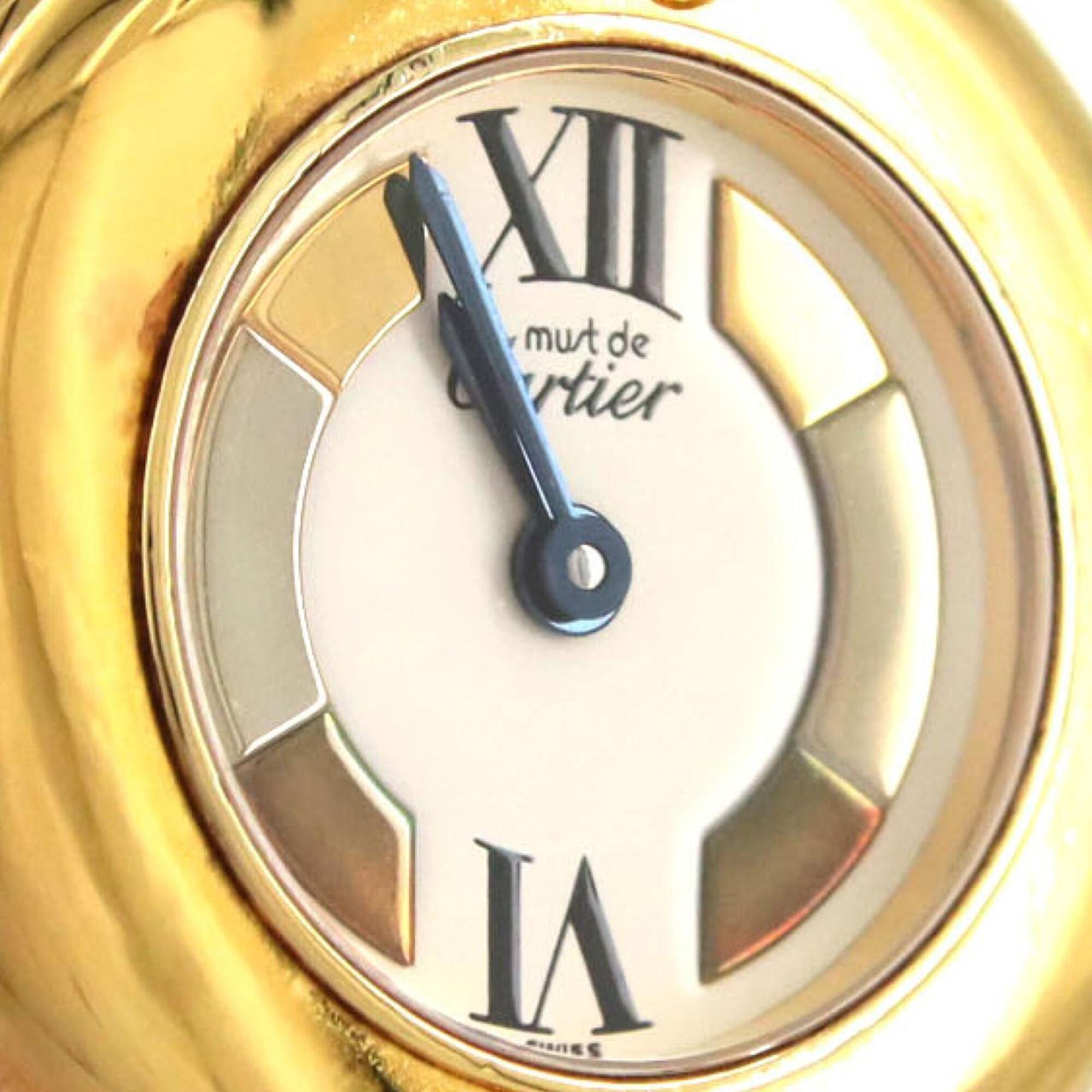 Cartier Must W1006654 Gold Dial 24mm Watch