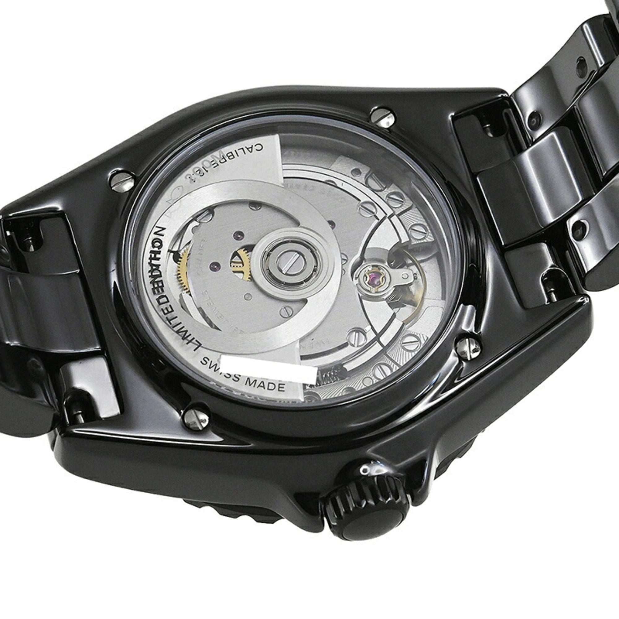 Chanel J12 Blush Caliber 12.1 38MM H10312 Black Dial 38mm Watch
