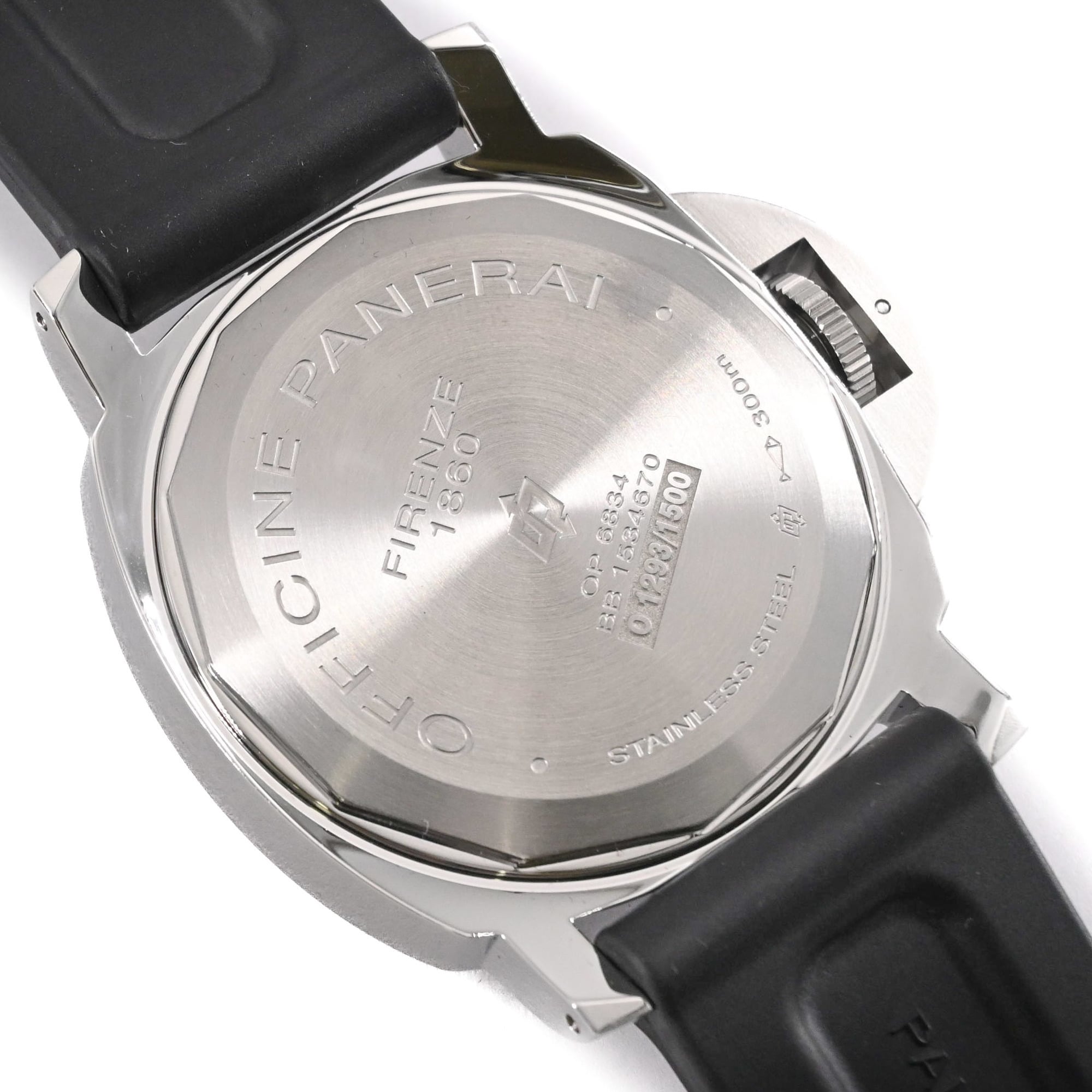 Panerai Luminor herenhorloge met handopwinding, zwarte wijzerplaat, PAM00000