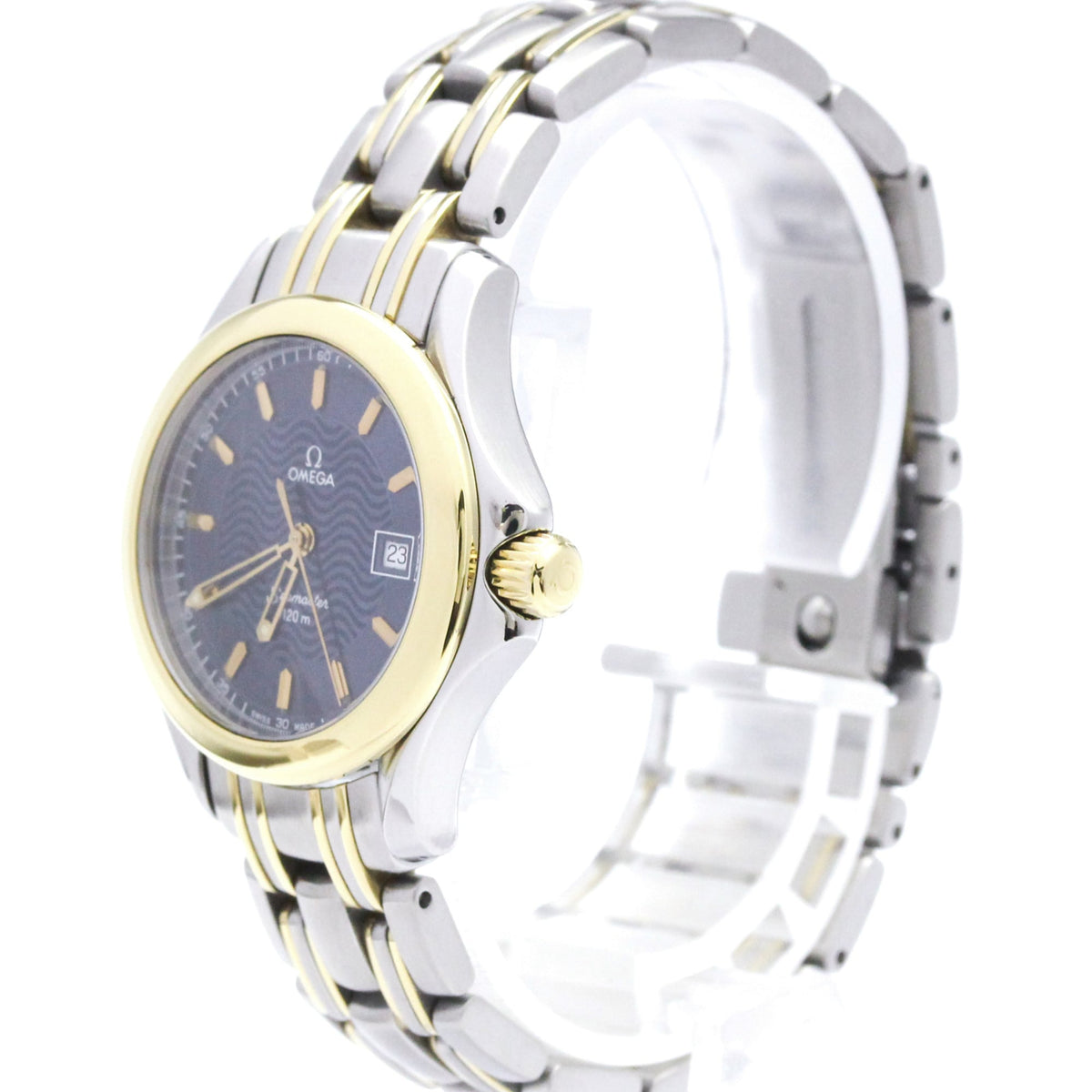 Omega Seamaster 2371.81 mit blauem Zifferblatt, 29 mm Uhr