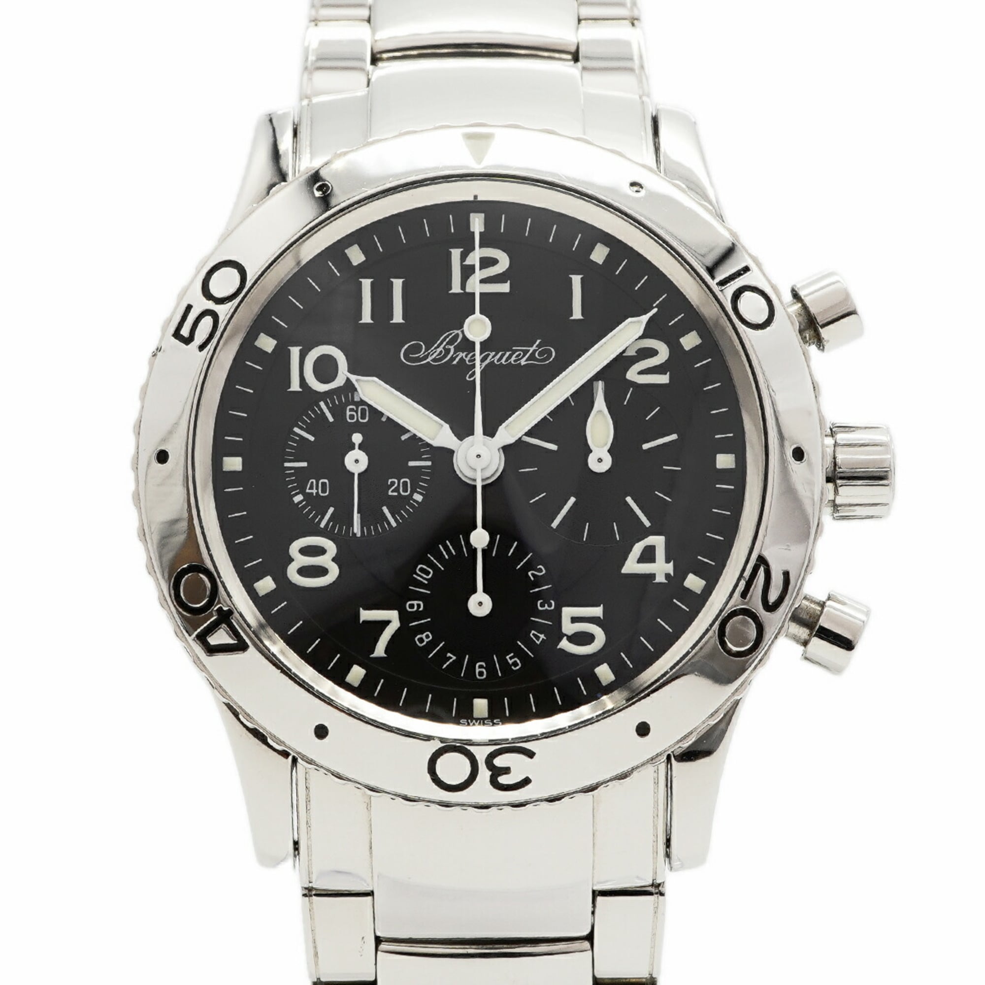 Breguet Aeronavale 3800ST Black Dial Men's Watch