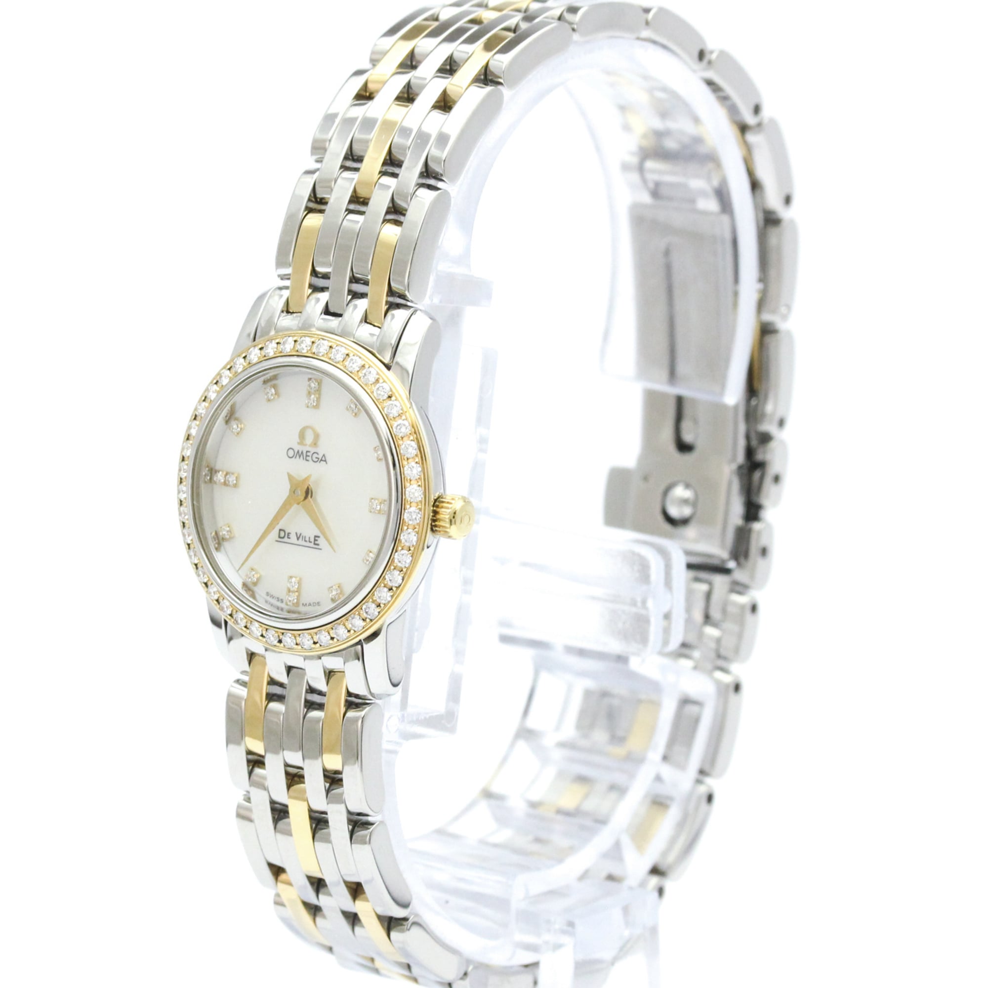 Omega De Ville 4375.75 White Dial 22mm Watch