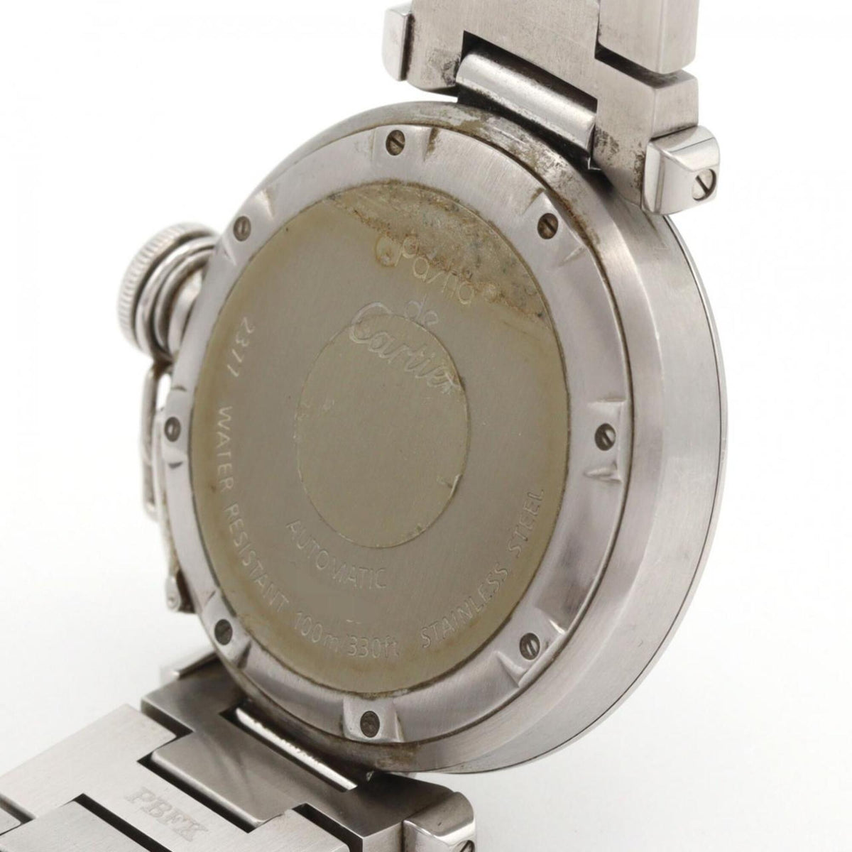 Cartier Pasha C GMT W31029M7 Silber Zifferblatt 35 mm Uhr