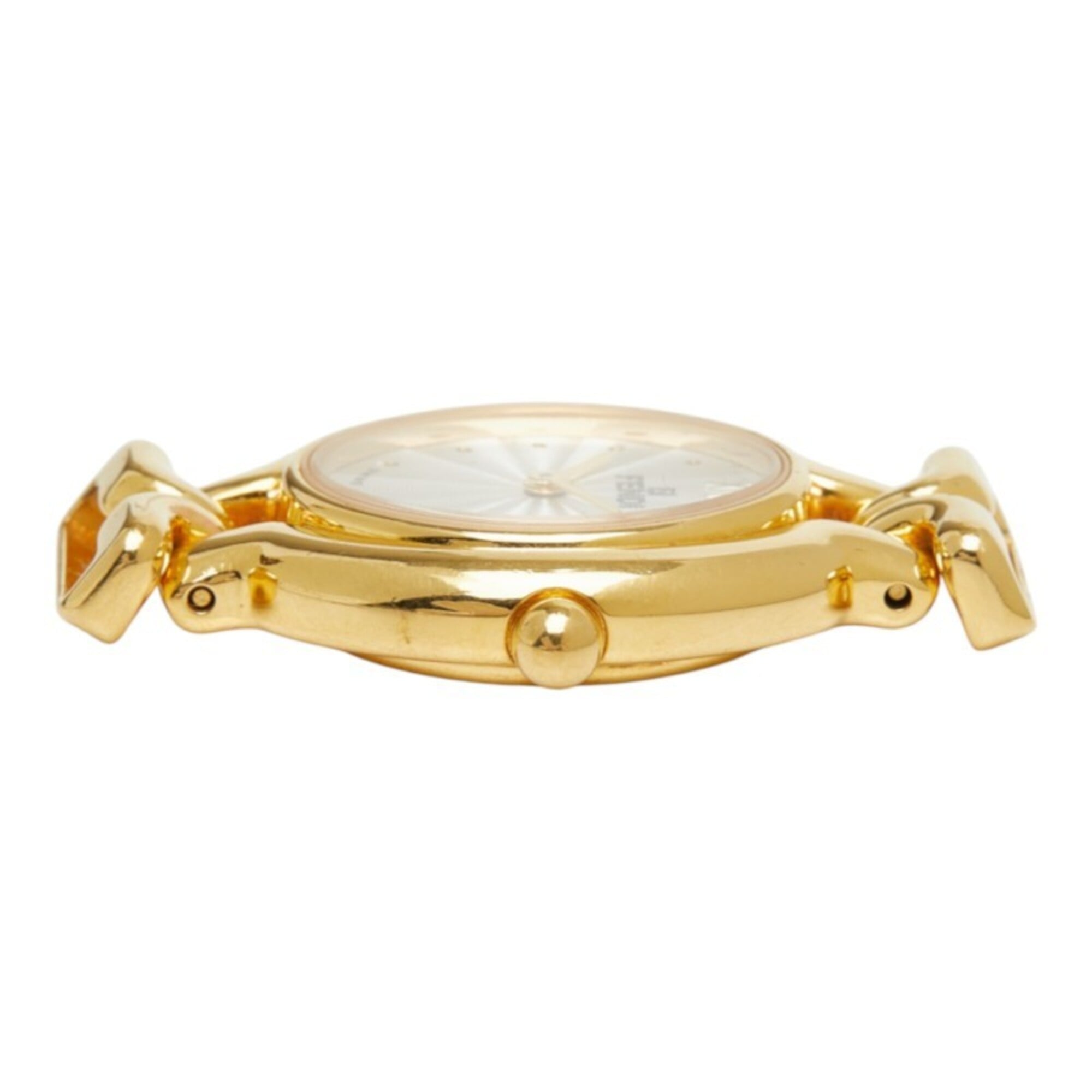 Montre Fendi Chameleon à bracelet interchangeable, 5 couleurs, 640L Blanc, cadran de 24 mm