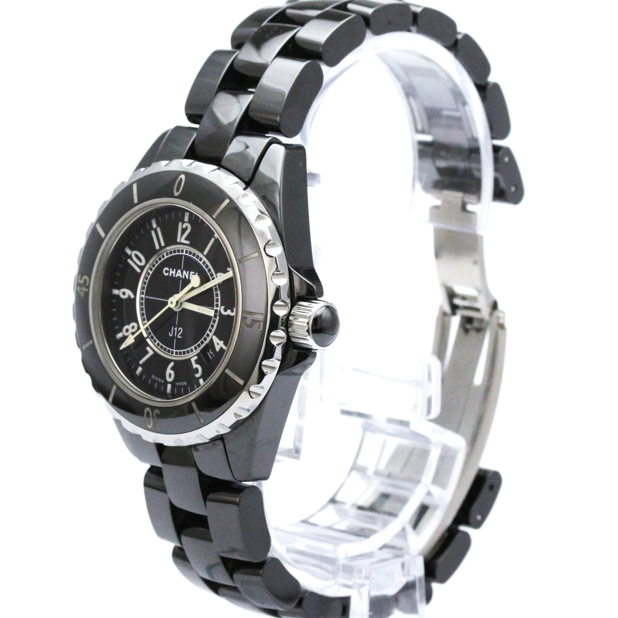 Chanel J12 H0682 Black Dial 33mm Watch