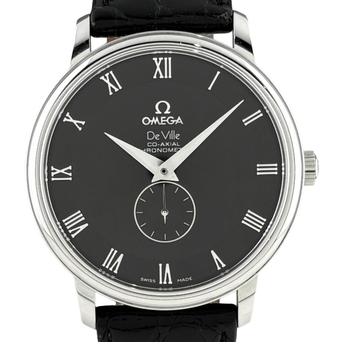 Omega De Ville Prestige 4813.5 met zwarte wijzerplaat 39mm Horloge
