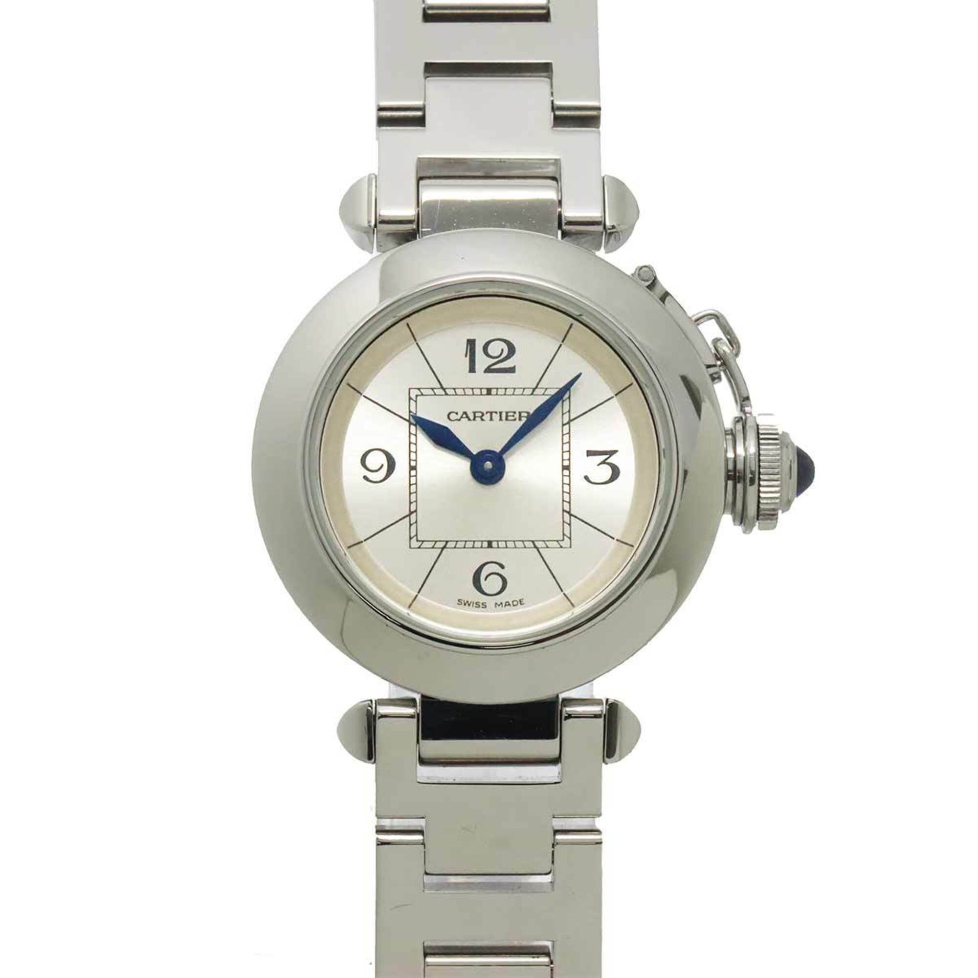 Cartier Miss Pasha W3140007 Women's Watch, Silver, Quartz