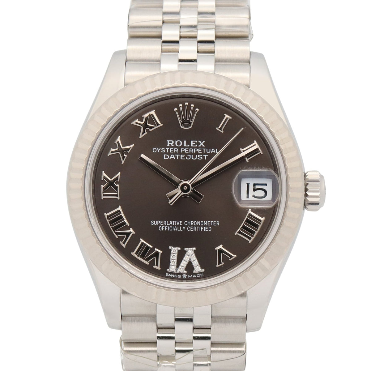 Rolex Datejust VI Diamond 278274 Dark gray Dial 31mm Watch