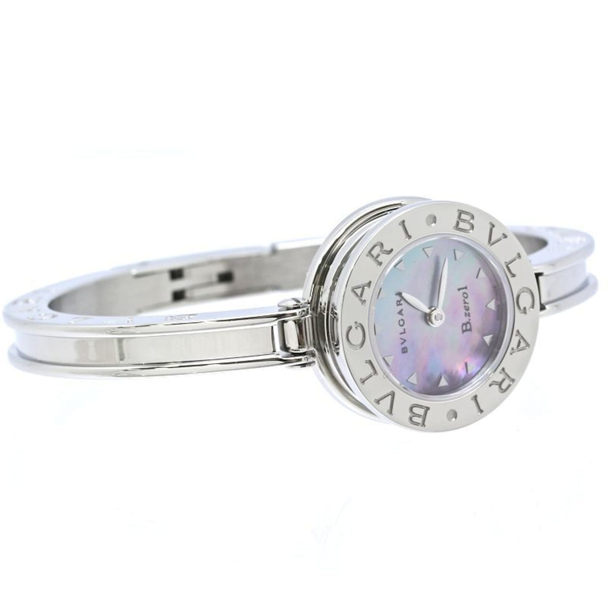 Bvlgari B.Zero1 BZ22C7SS BZ22C7SS BZ22S Purple Dial 22mm Watch