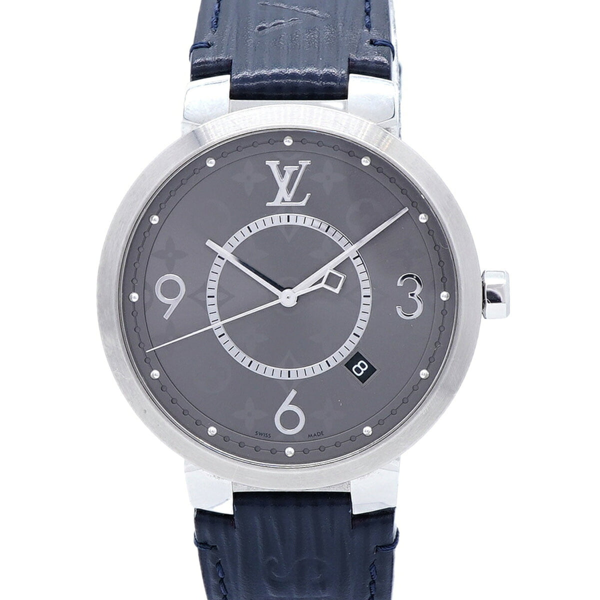 Louis Vuitton Tambour Eclipse Q1DM0 mit grauem Zifferblatt 39mm Uhr