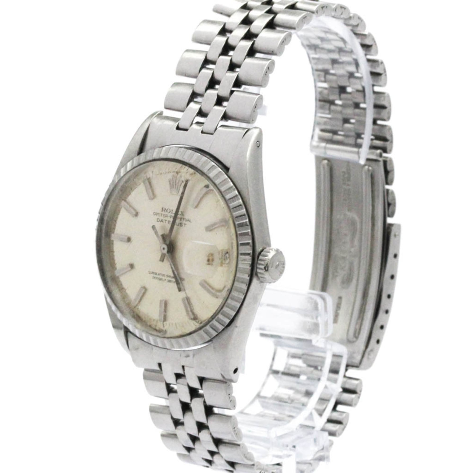 ROLEX Datejust 1603 Stainless Steel Automatic Mens Watch Vintage