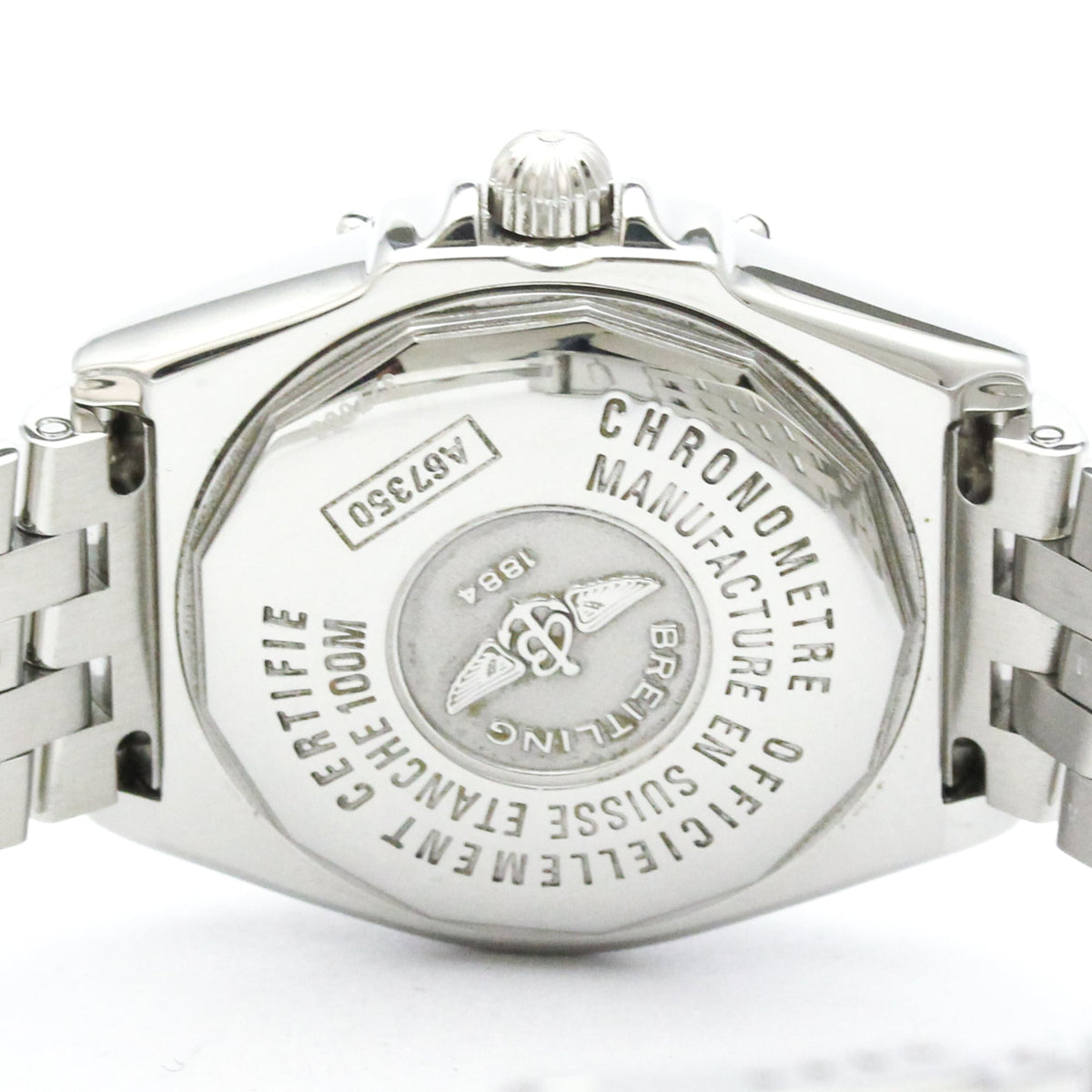 Breitling Wings A67350 White shell Dial 31mm Watch