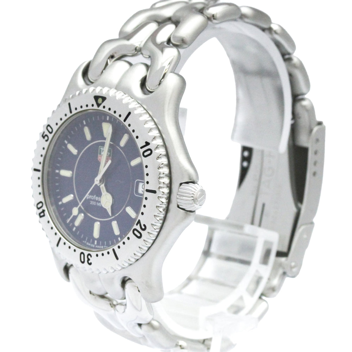 TAG Heuer Sel WG111A horloge met blauwe wijzerplaat, 38 mm