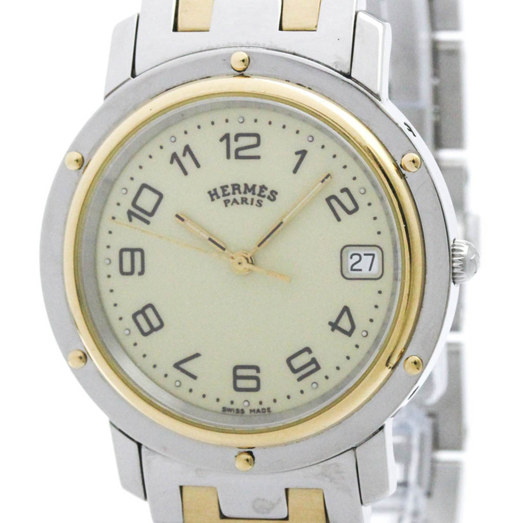 Hermes Clipper CL6.720 Ivory Dial 36mm Watch