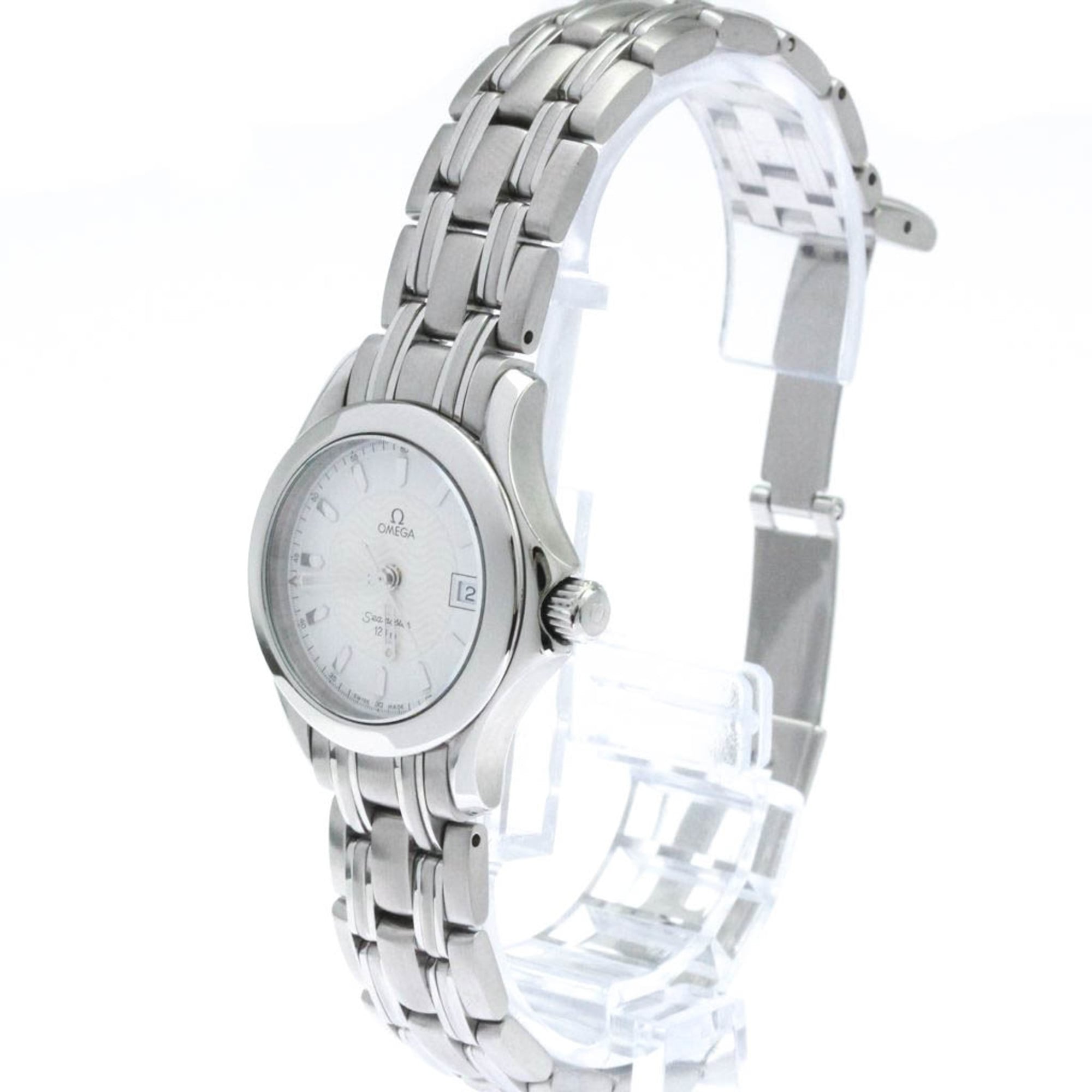 OMEGA Seamaster 120M Steel Quartz Ladies Watch 2571.21Polished