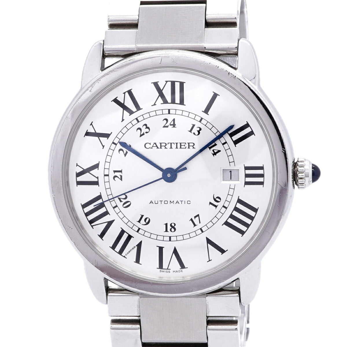 Cartier London Solo XL W6701011 Silver Dial 42mm Watch