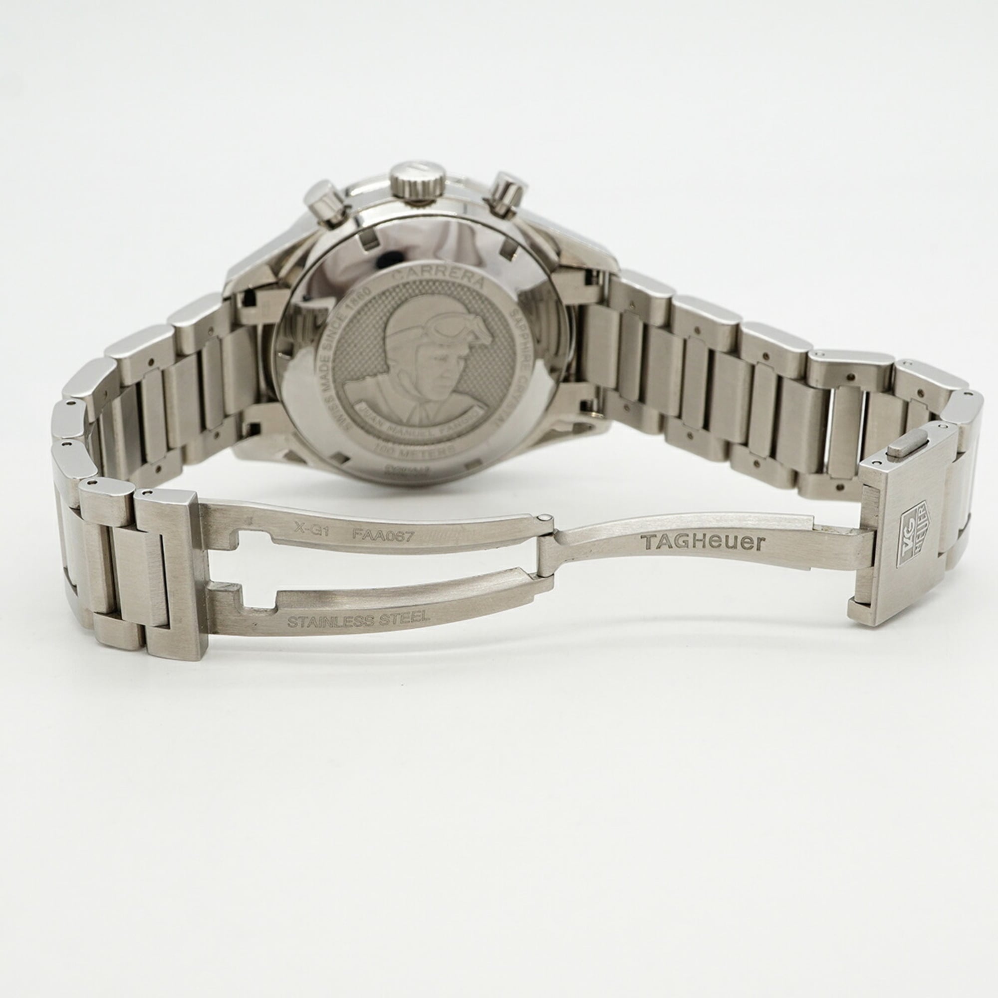 TAG Heuer Carrera Calibre 16 CV201AJ herenhorloge met zwarte wijzerplaat