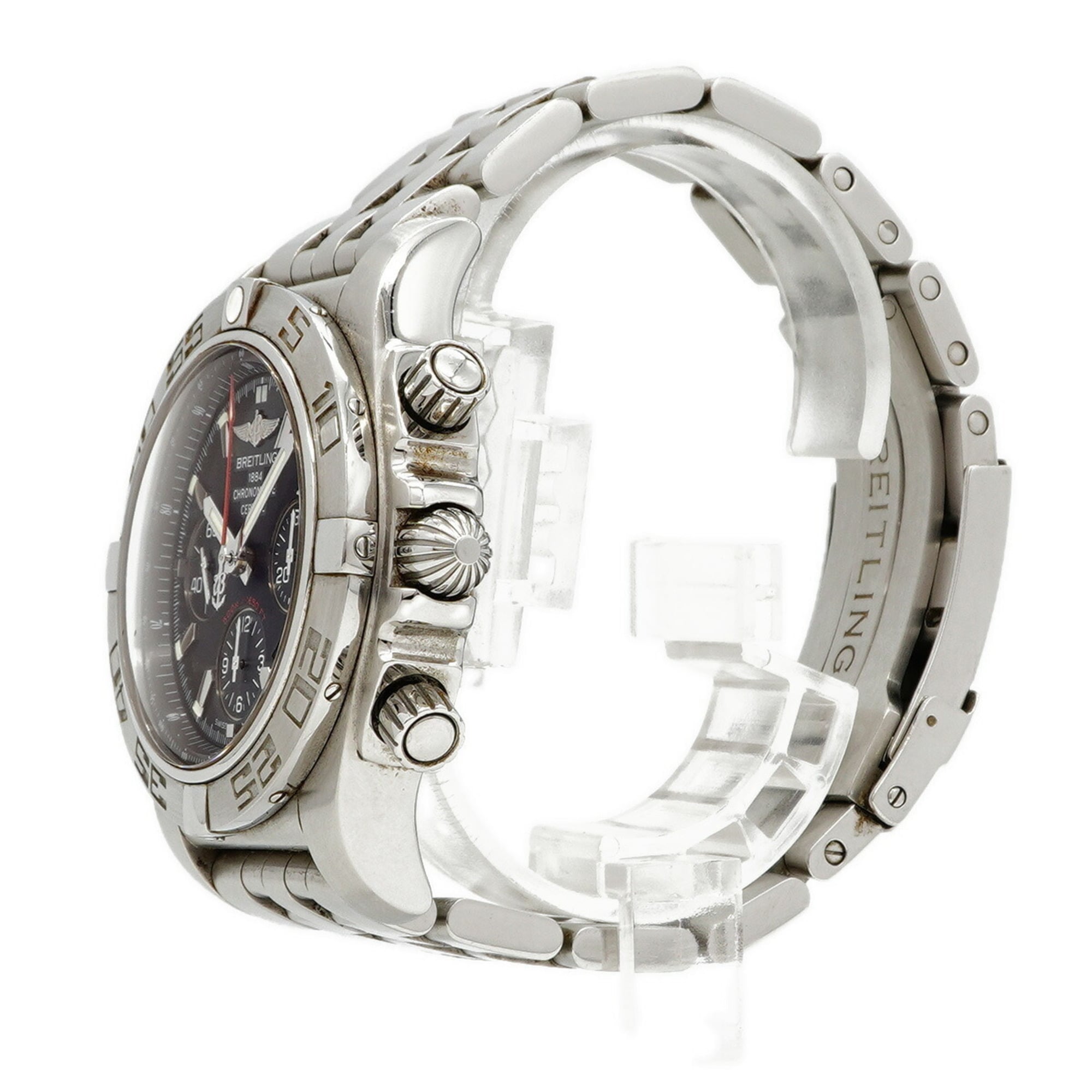Breitling Chronomat 44 AB0110 Black Dial Men's Watch
