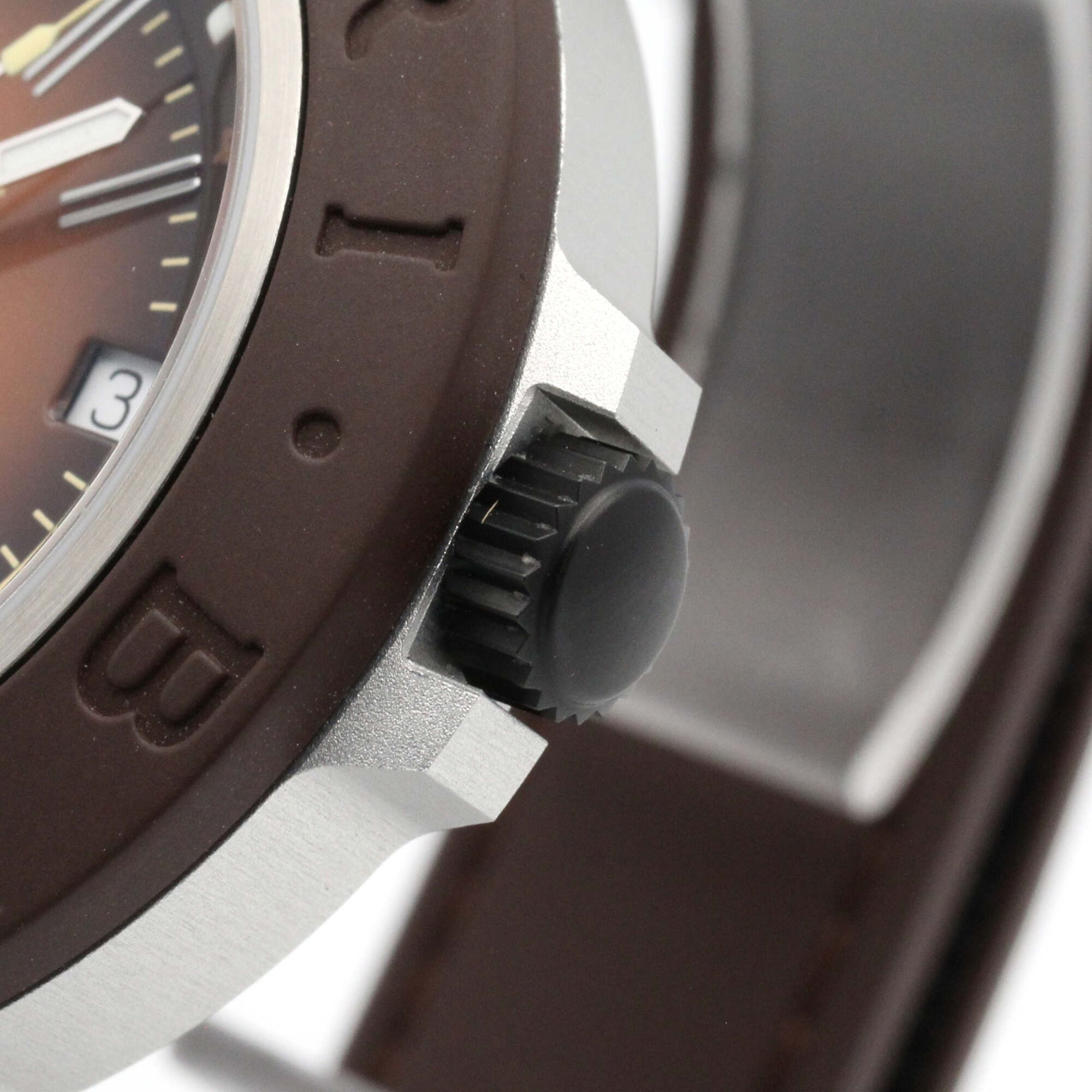 Bvlgari Aluminum BB40ATGMT Brown Dial Aluminum 39mm Watch