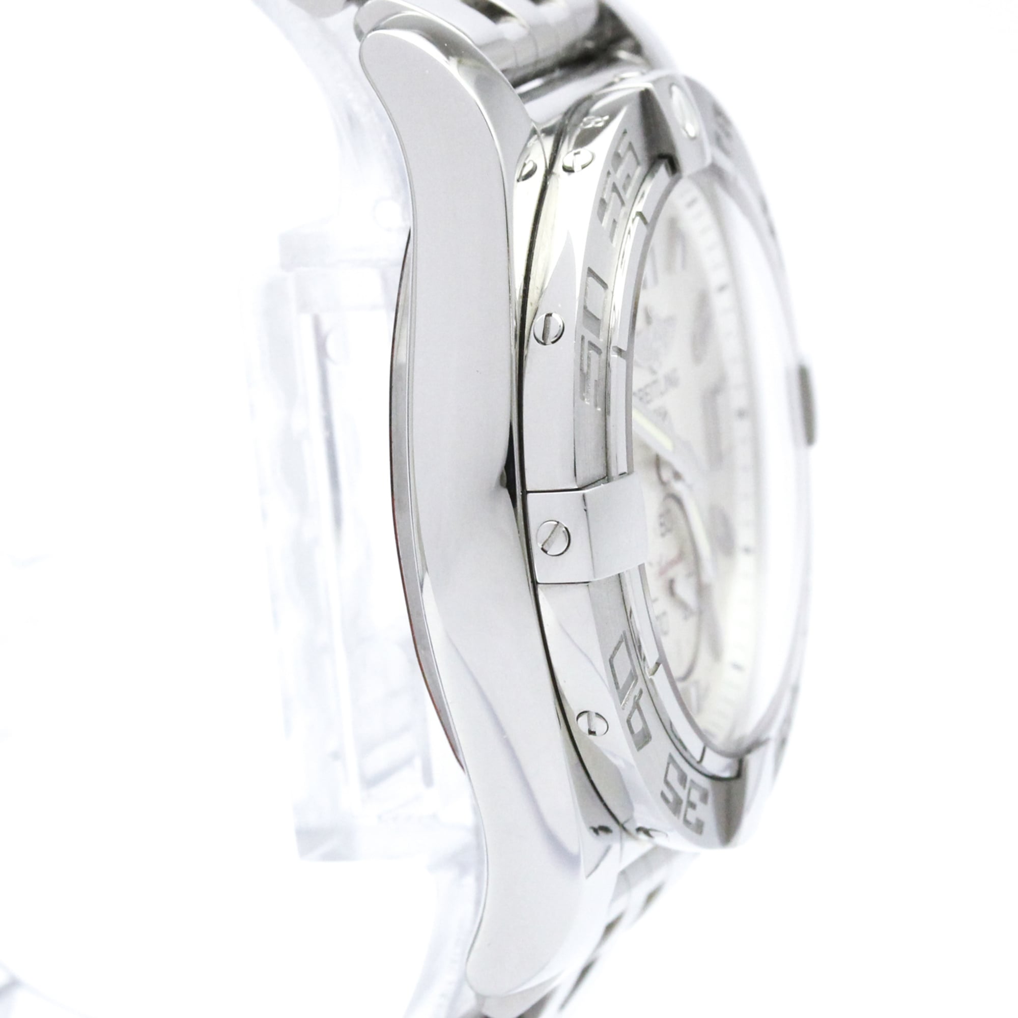BREITLING Galactic 36 Steel Automatic Mens Watch A37330 Polished