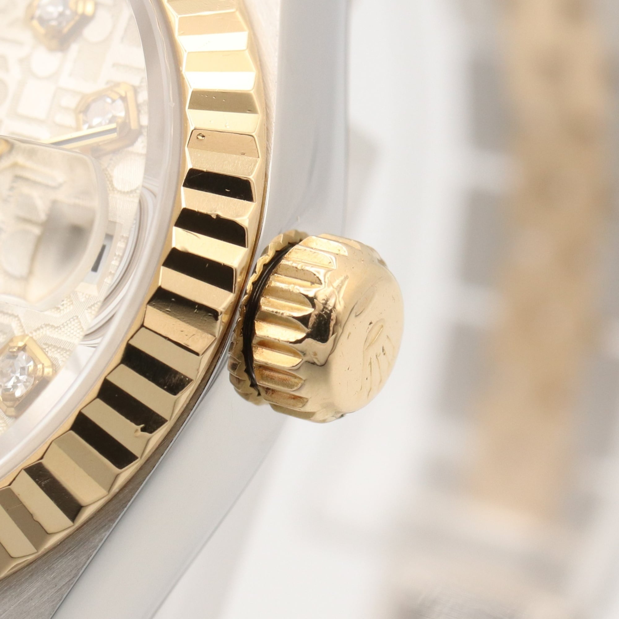 Rolex Datejust 10P Diamond 69173G Silber Zifferblatt 26 mm Uhr