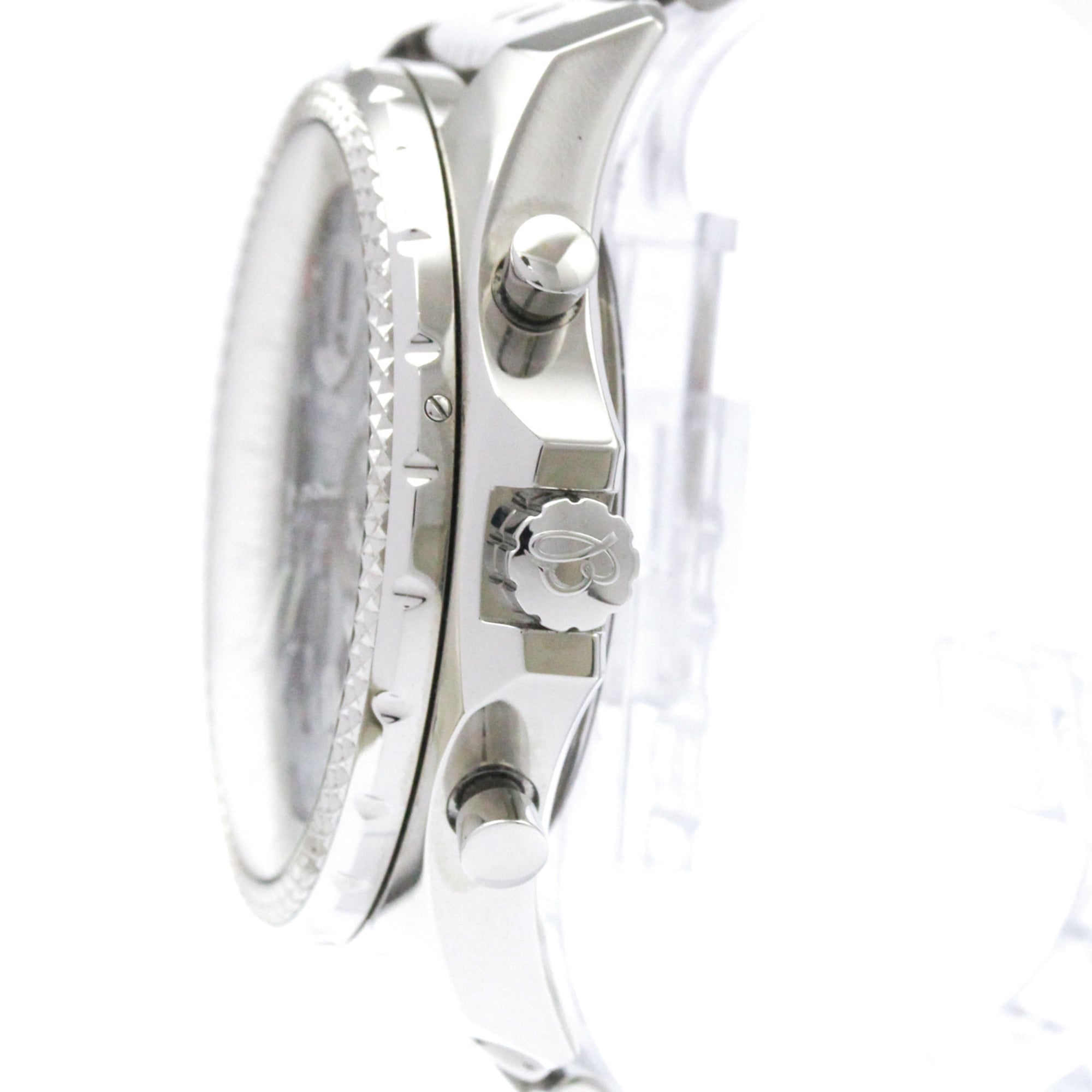 BREITLING Bentley Motors Steel Automatic Mens Watch A25362 Polished