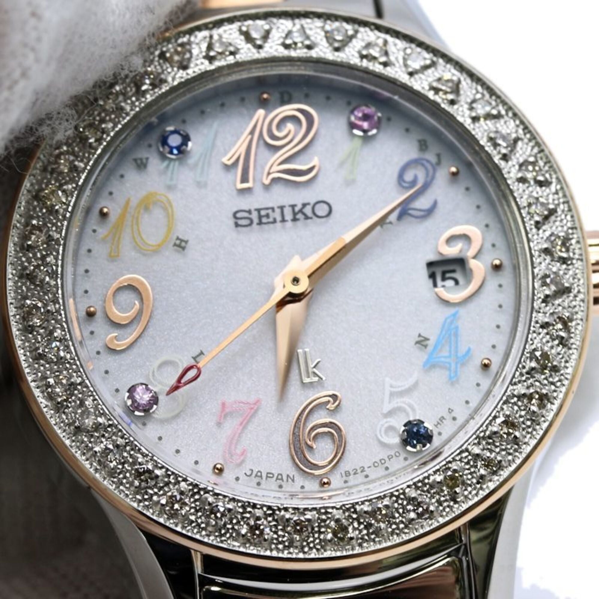 SEIKO Lukia Diamond Limited Edition SSVW069 1B22-0BX0 Dameshorloge Roestvrij staal /40416