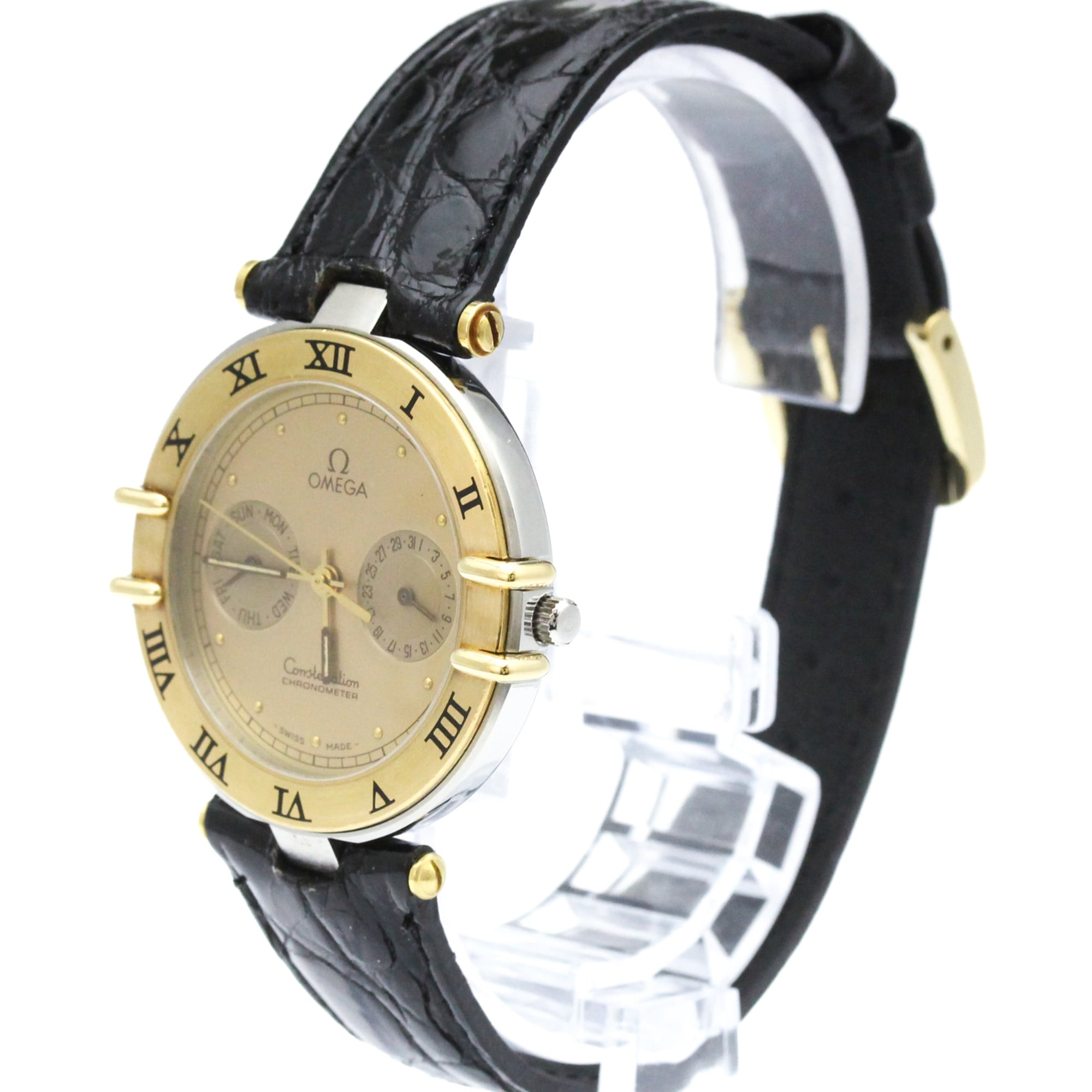 Omega Constellation 1.961.080 Gold Dial 33mm Watch