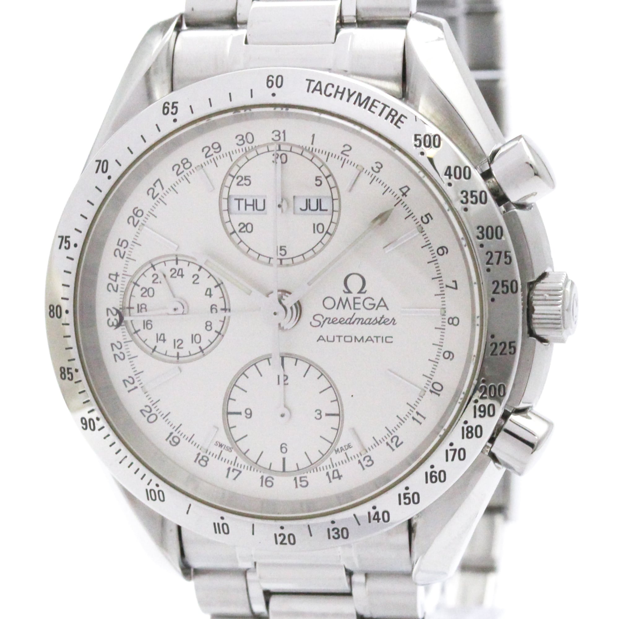 Omega Speedmaster 3521.3 Silver Dial 39mm Watch