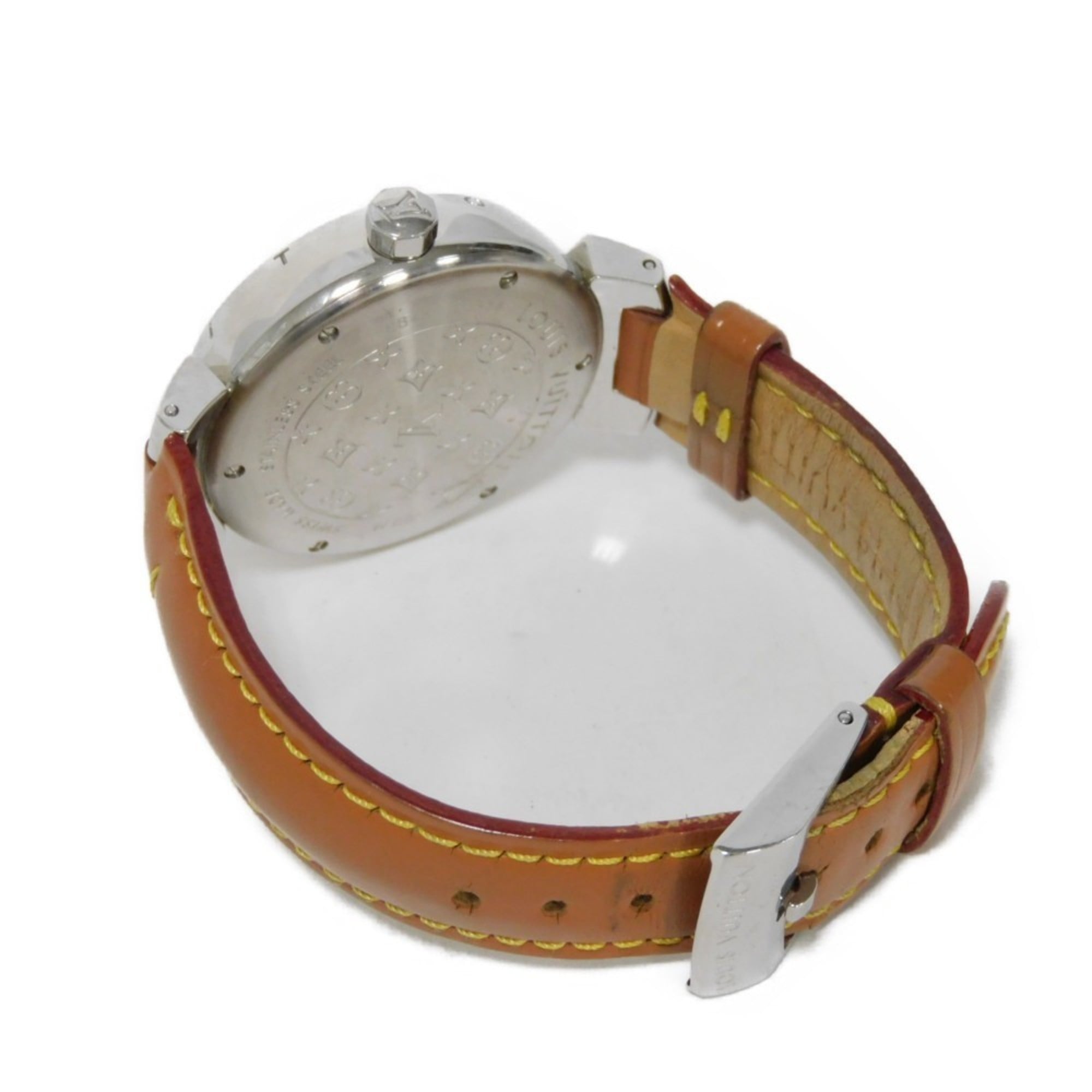 Louis Vuitton LOUIS VUITTON Tambour Date Quartz Q13114 dameshorloge