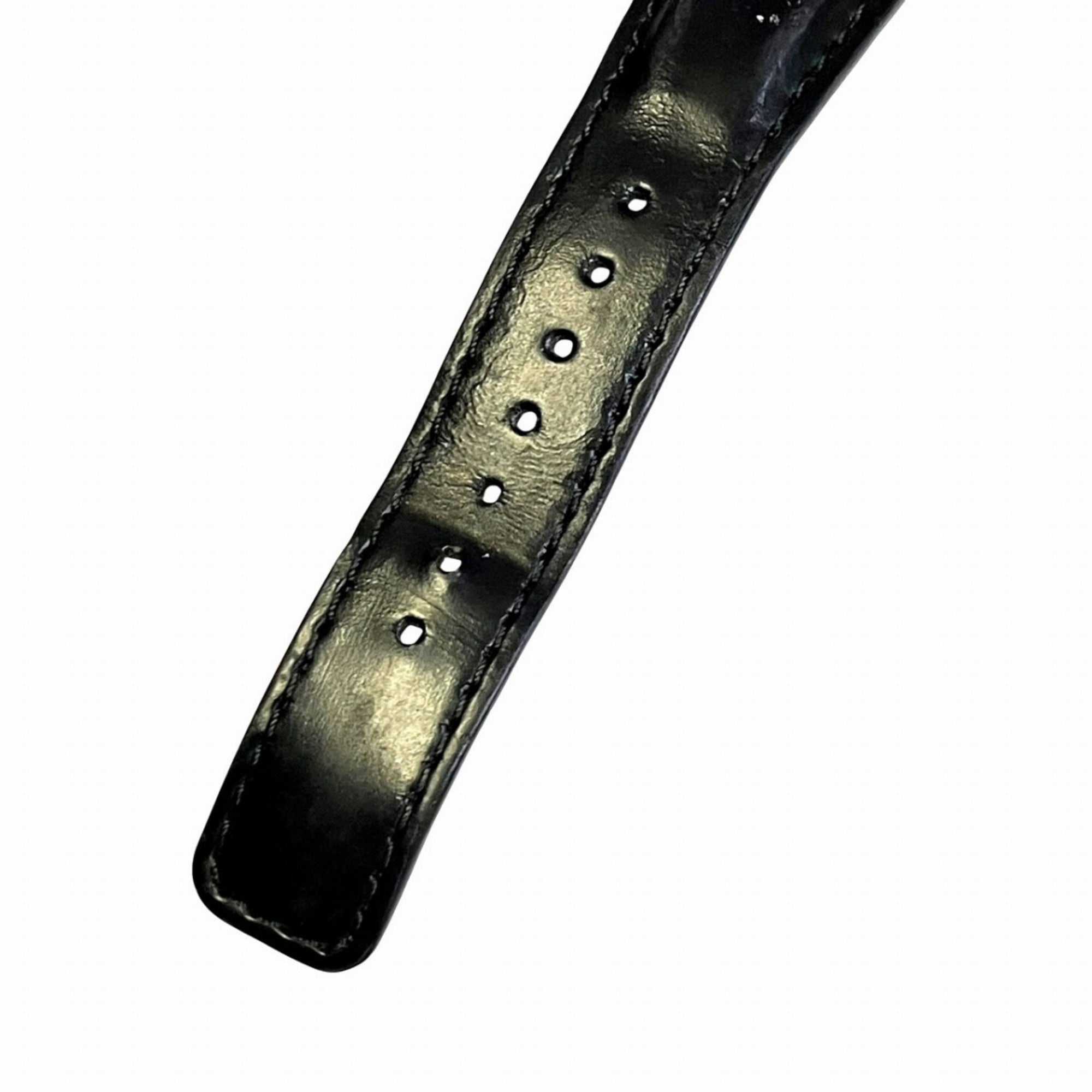 Gucci Interlocking-horloge, totaalgewicht 41,2 g, roestvrij staal, band van echt leer, quartz uurwerk, zwarte wijzerplaat, 133,3