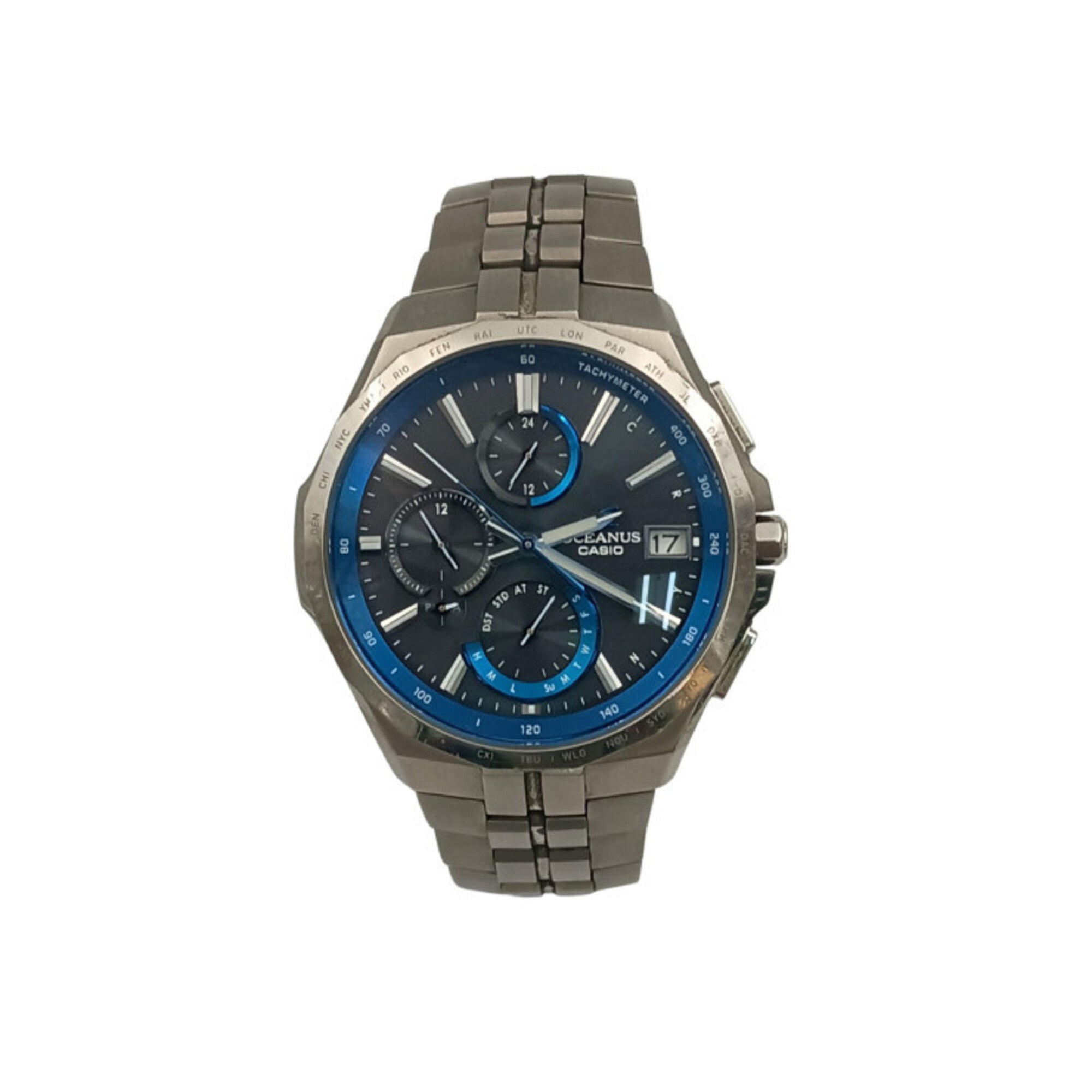 CASIO Oceanus Manta S5000 Series OCW-S5000-1AJF Black Dial Titanium Men's Analog Watch