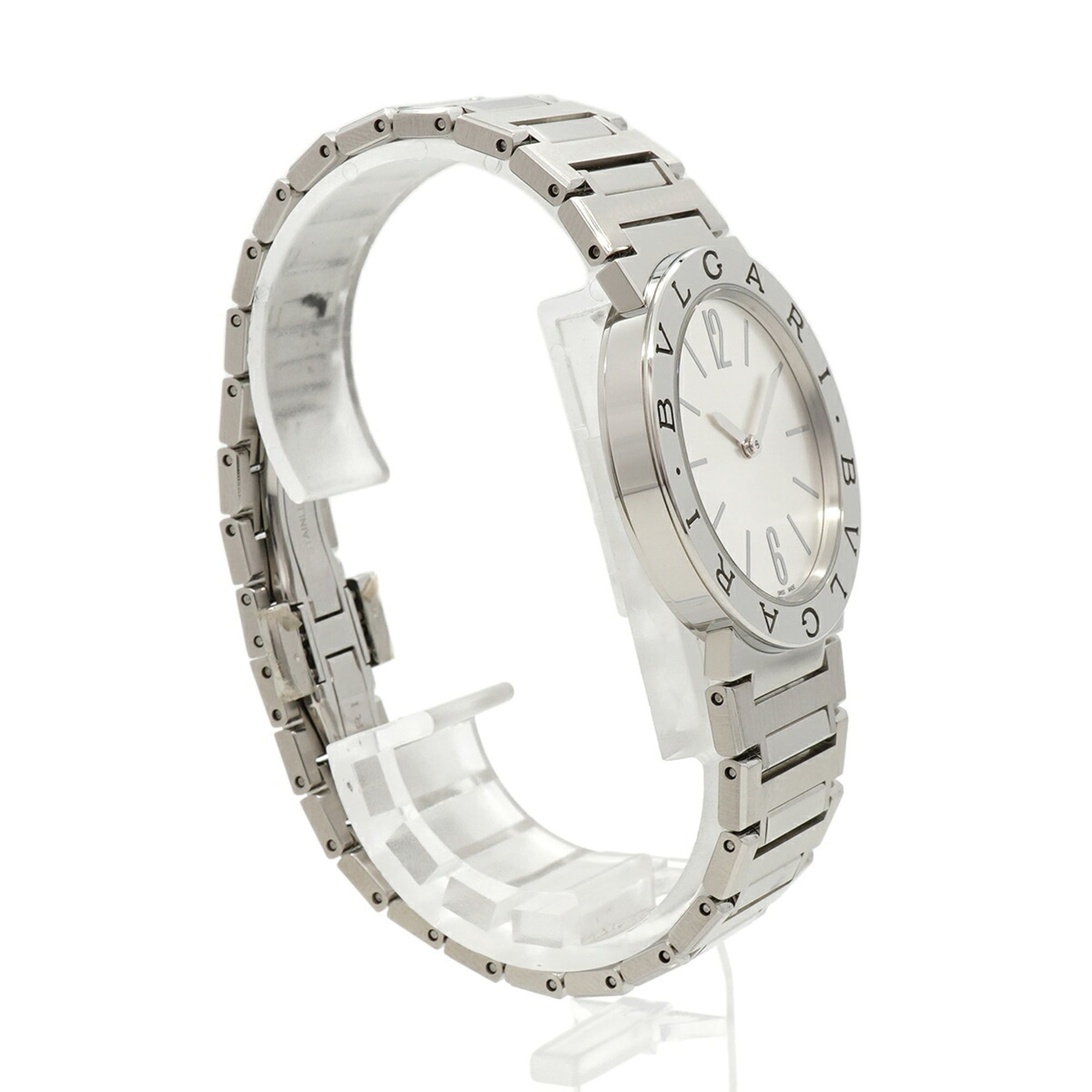 Bvlgari BB33S/103575 Silber Zifferblatt 33 mm Uhr